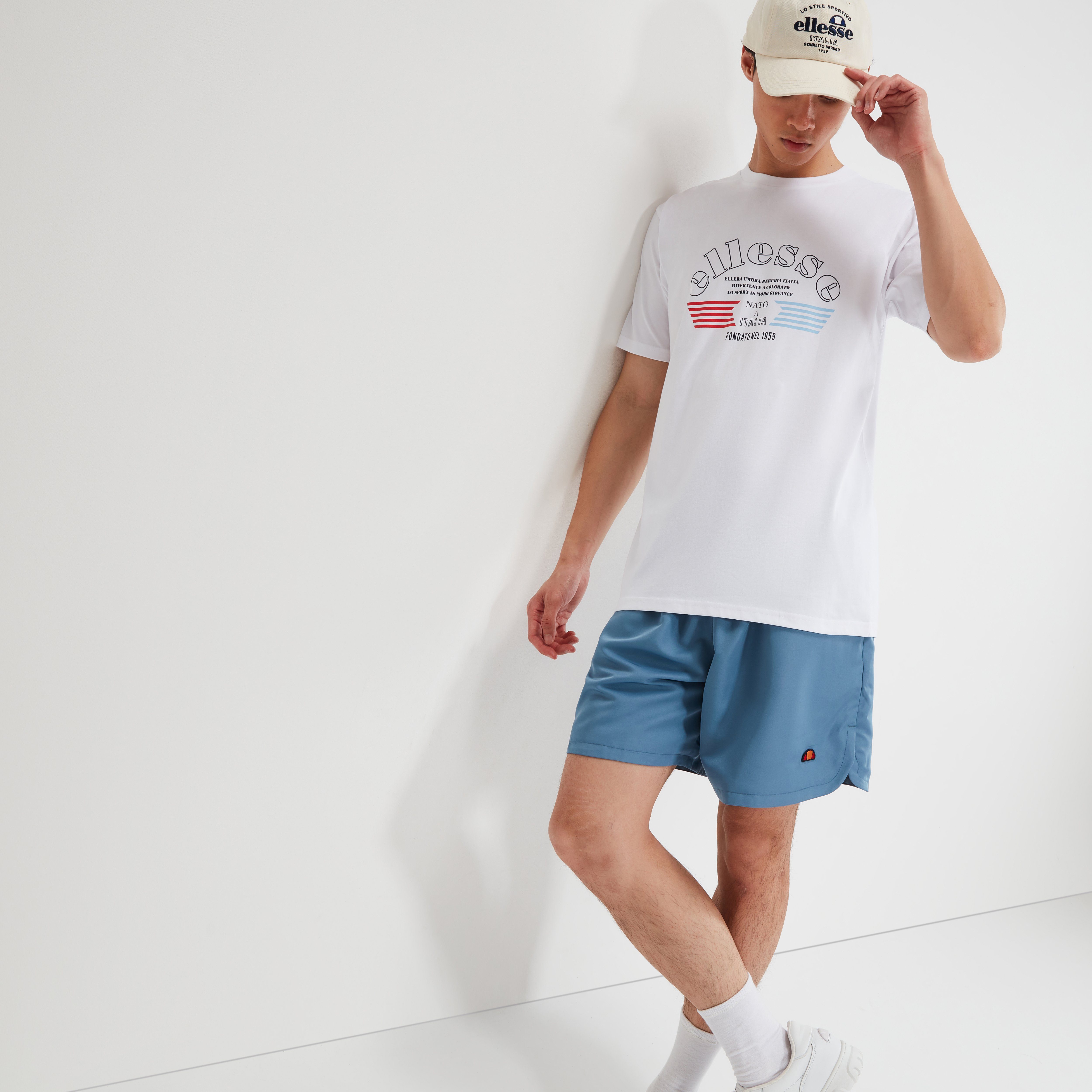 ellesse T-shirt H T-Shirt met logoprint