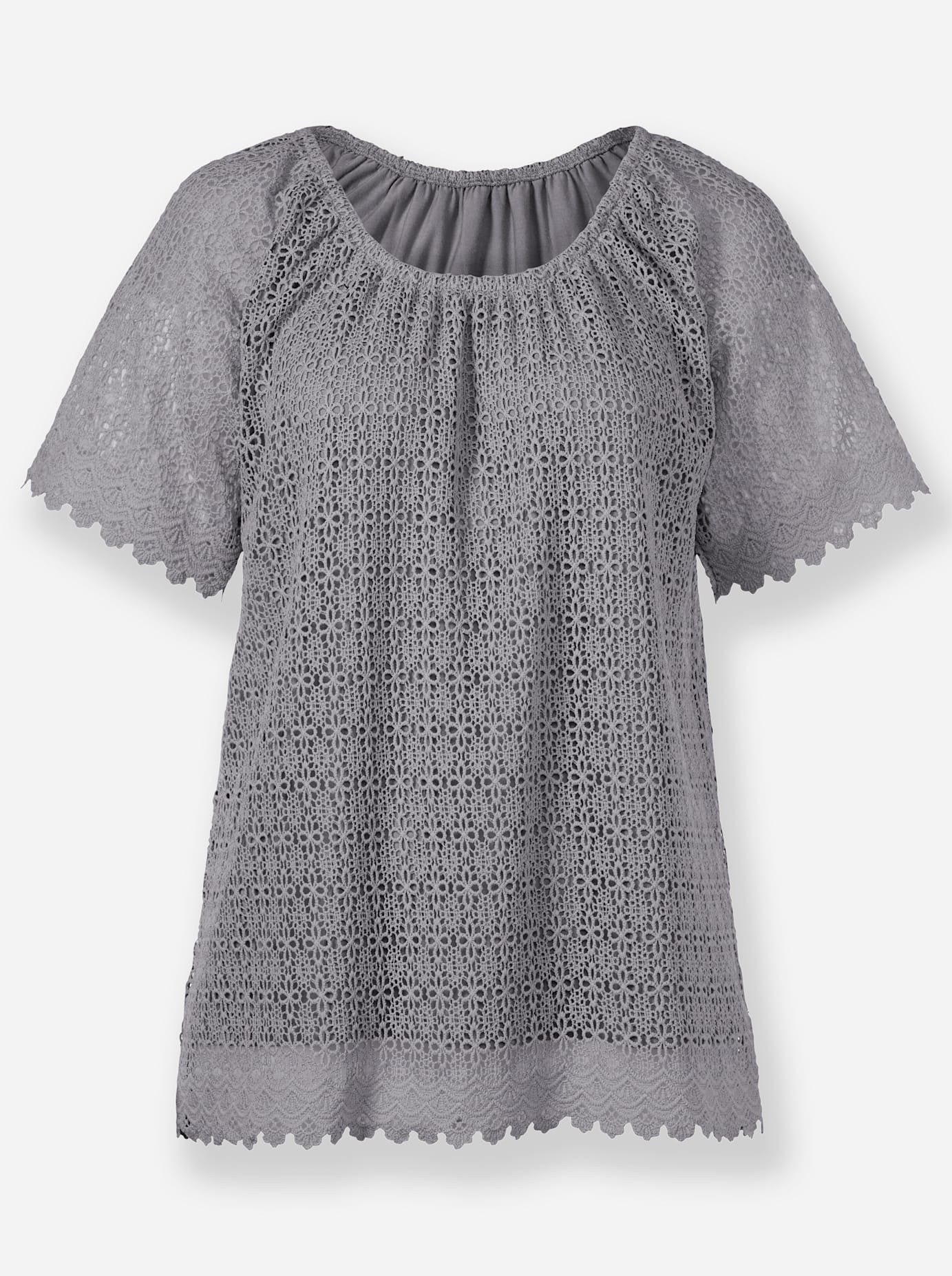Lady Kanten Shirt (1-delig)