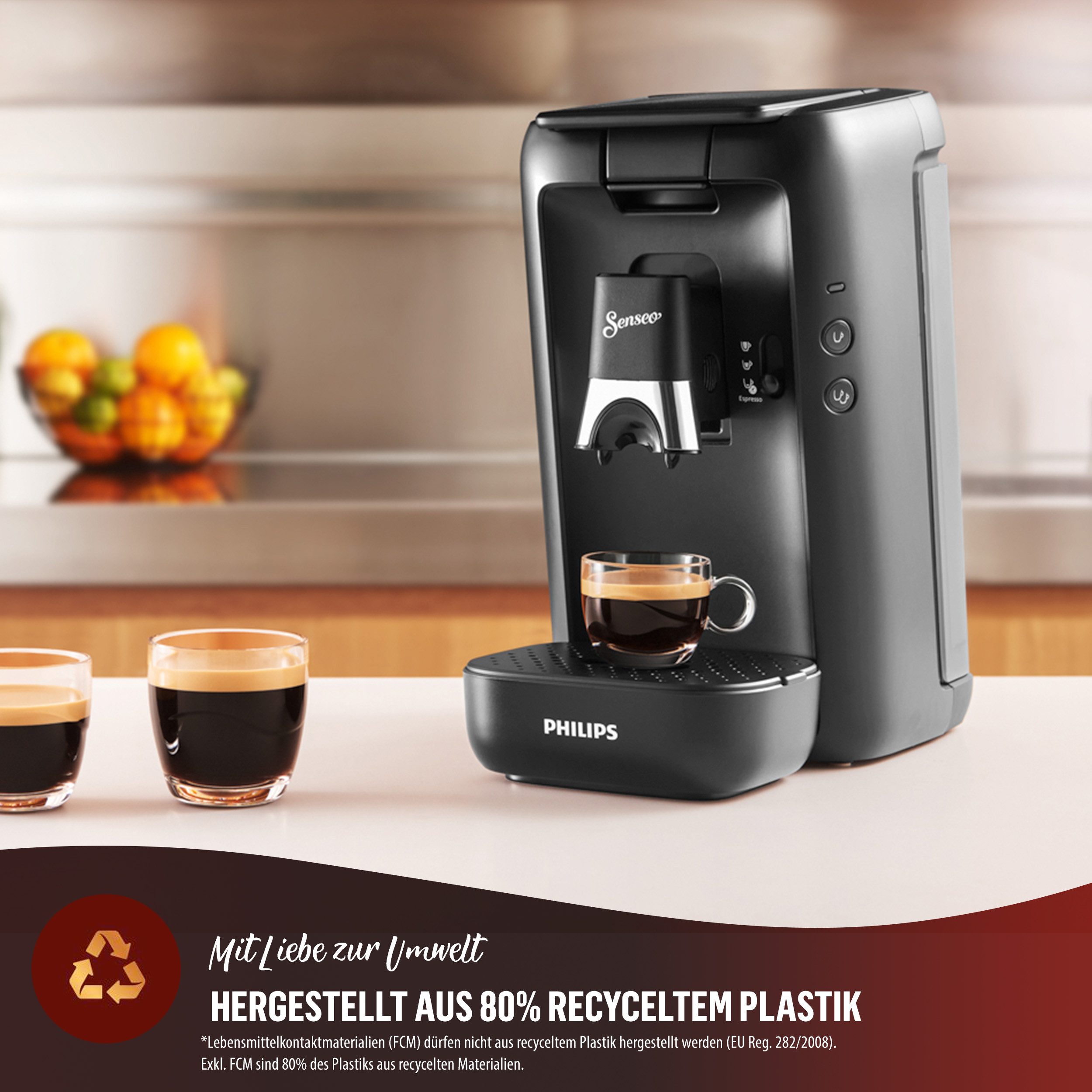 Senseo Koffiepadautomaat Maestro CSA260/60, met drie koffie-instellingen