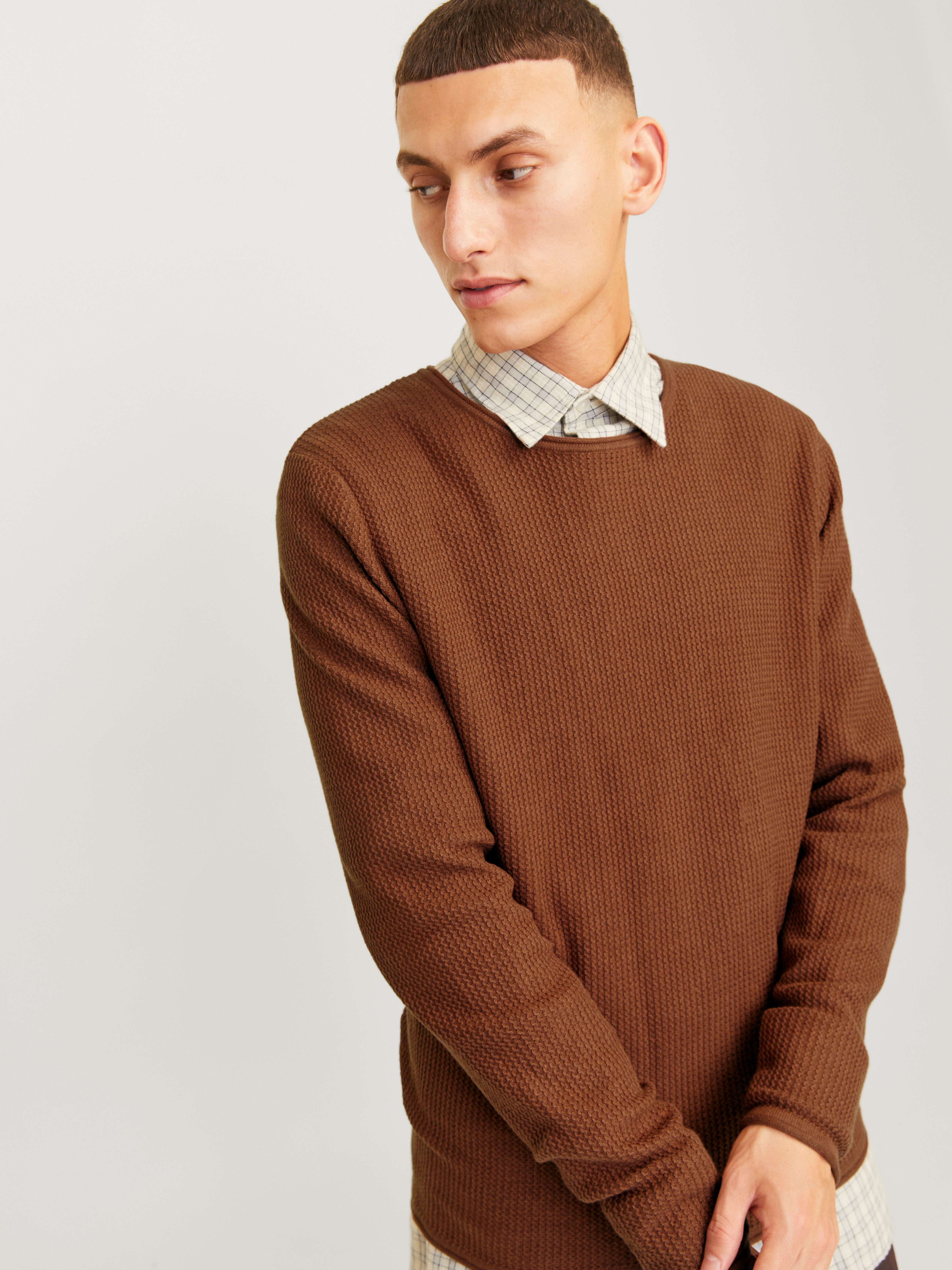 Jack & Jones Trui met ronde hals JJECOOPER KNIT CREW NECK NOOS