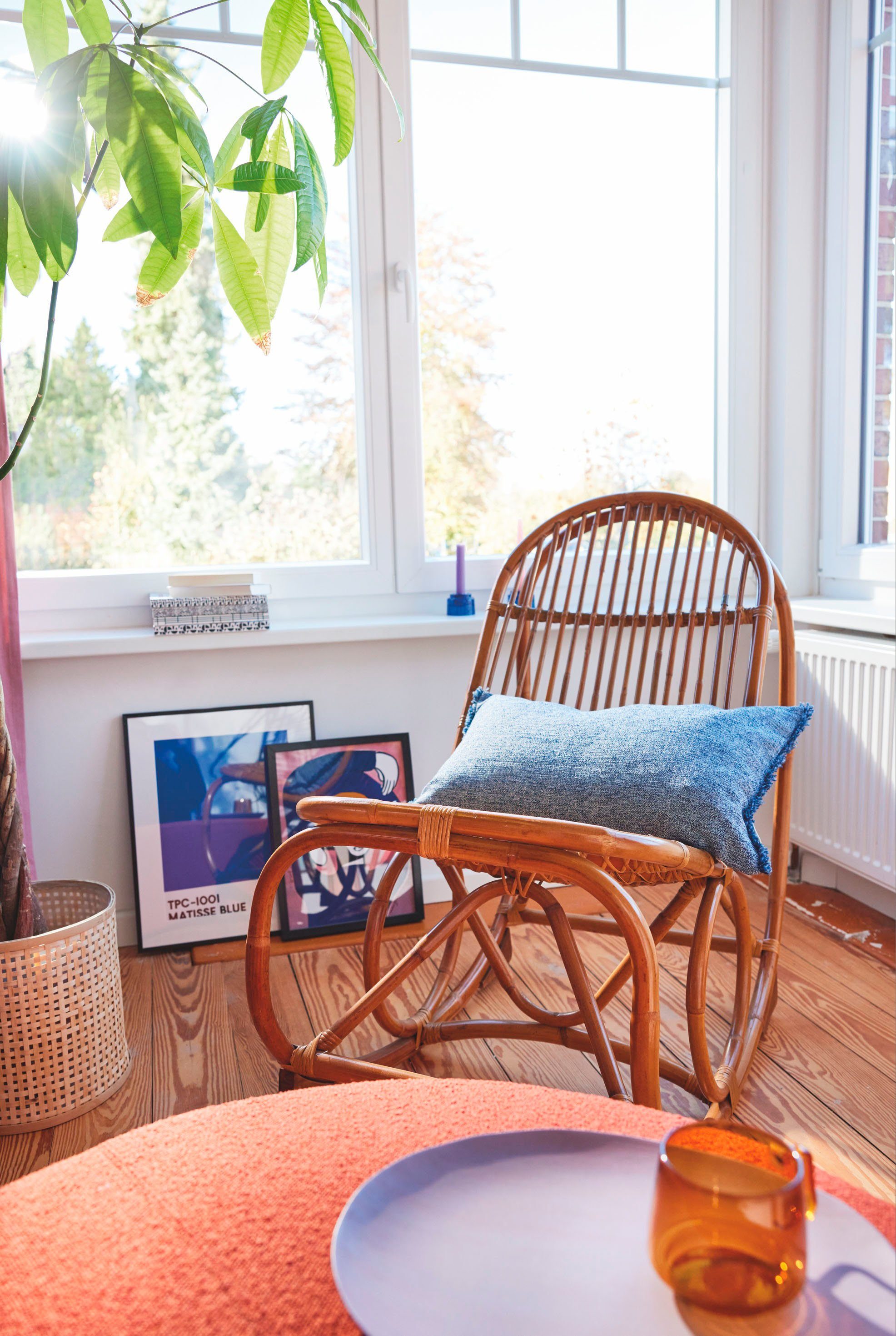 sit&more Schommelstoel met tom tailor metalen manchetten
