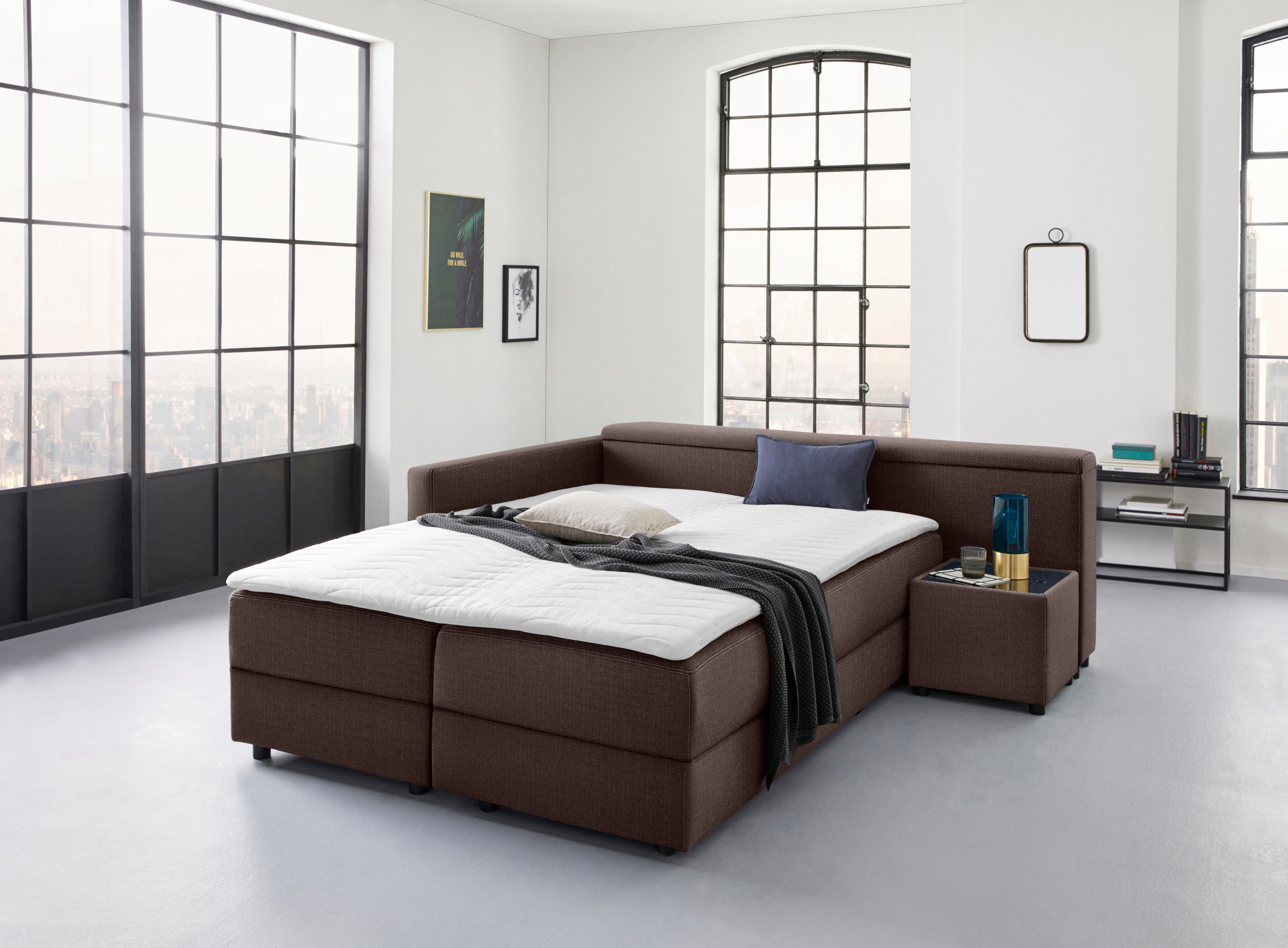 LOOKS BY WOLFGANG JOOP Hoekbank LooksIII L-vorm door draaifunctie tot bed verwisselbaar, inclusief opbergvak