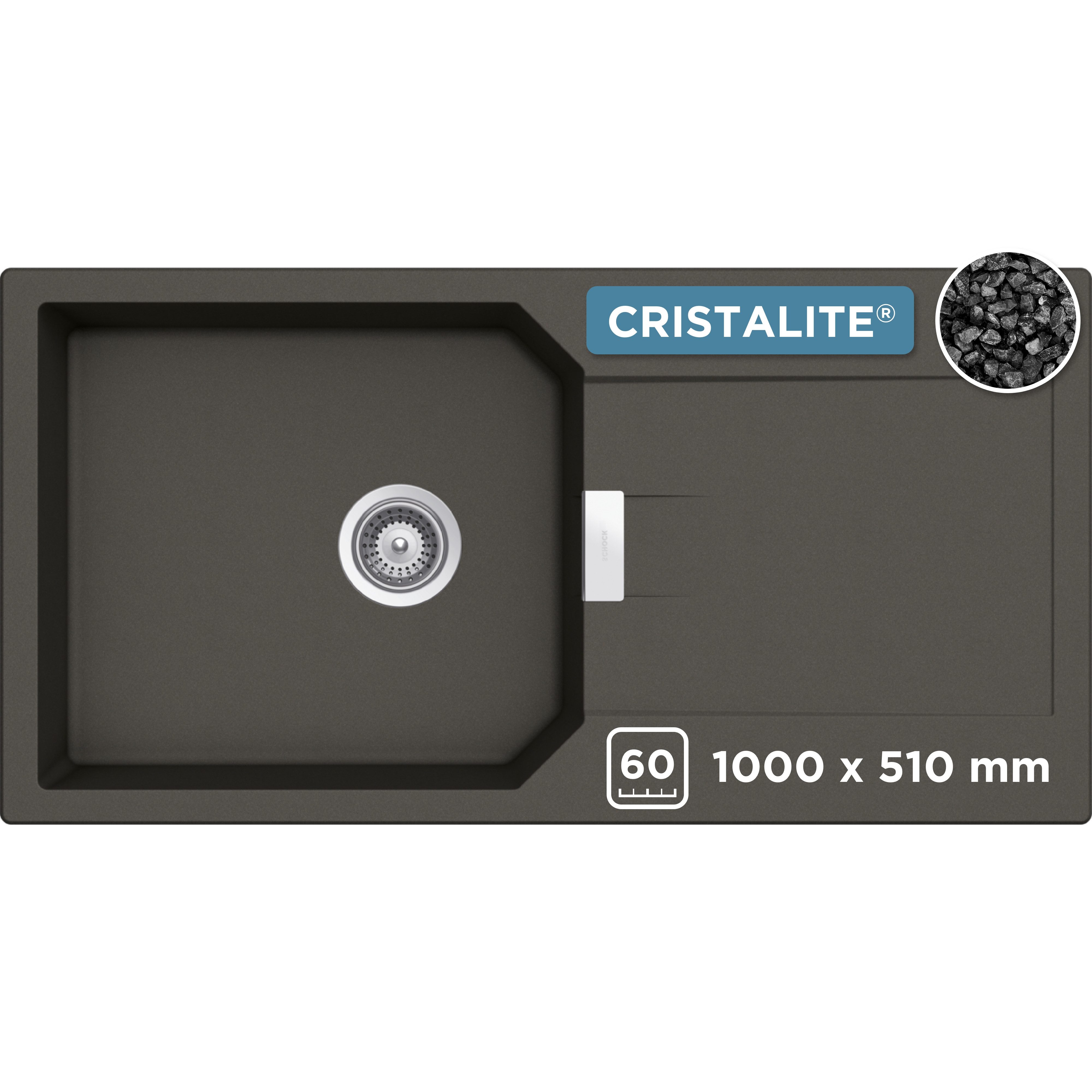 Schock Granieten spoelbak Manhattan D-100L