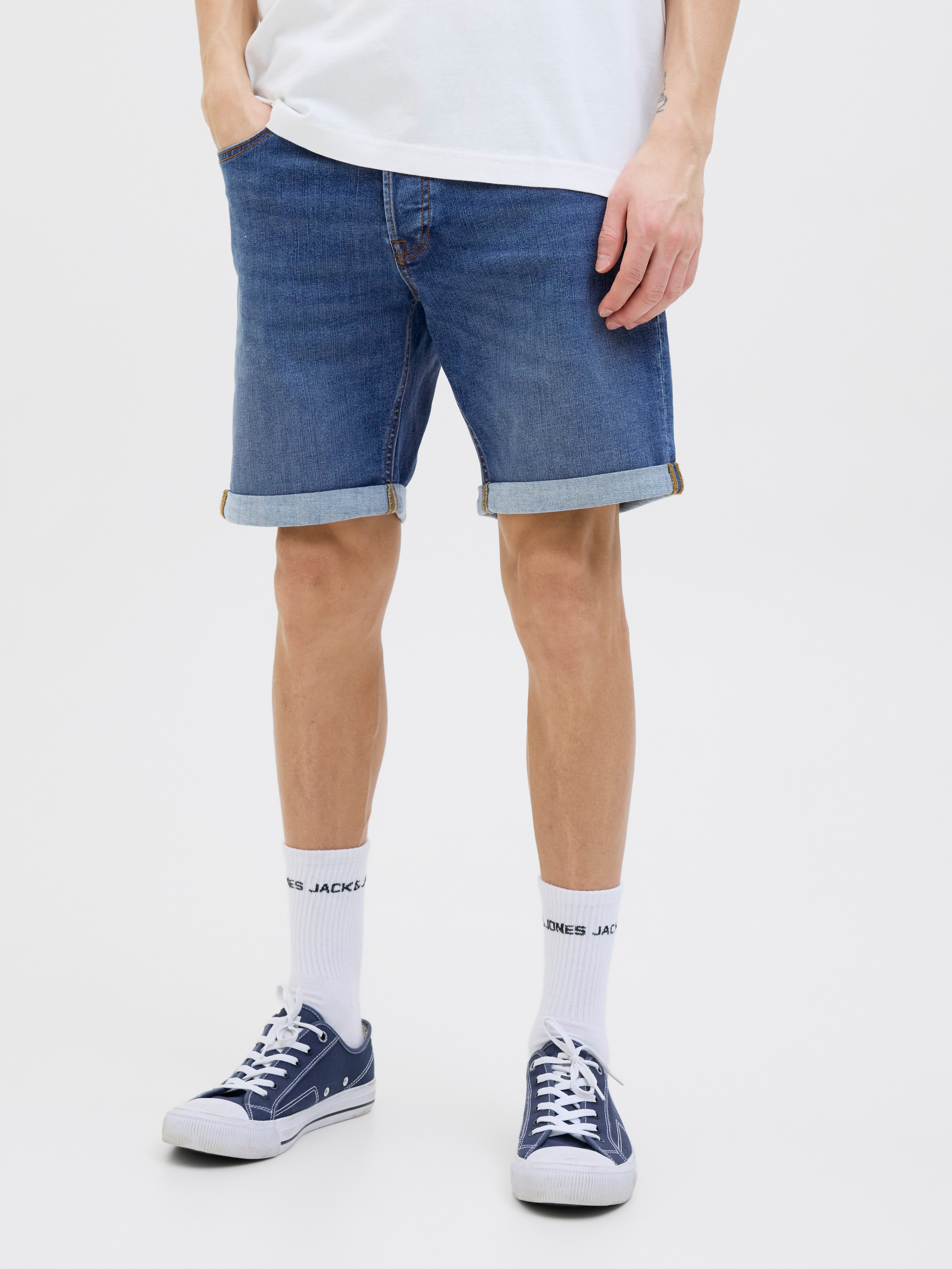 Jack & Jones Short JJIRICK JJORIGINAL SHORTS SQ 330 heren bermuda broeken maat L blauw