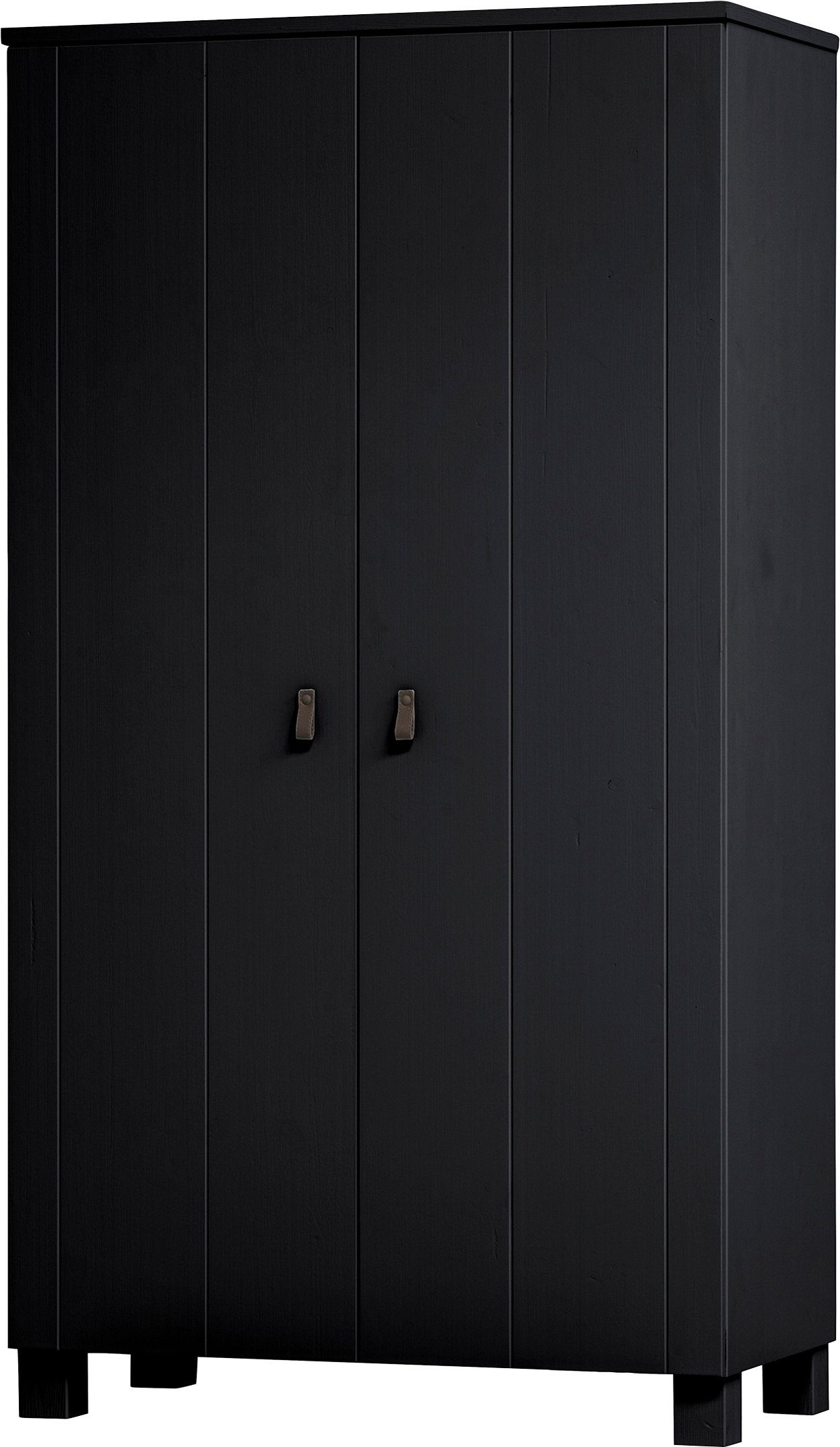 WOOOD Kledingkast Ties met kledingstang, veel opbergruimte, h 203 cm x b 110 cm