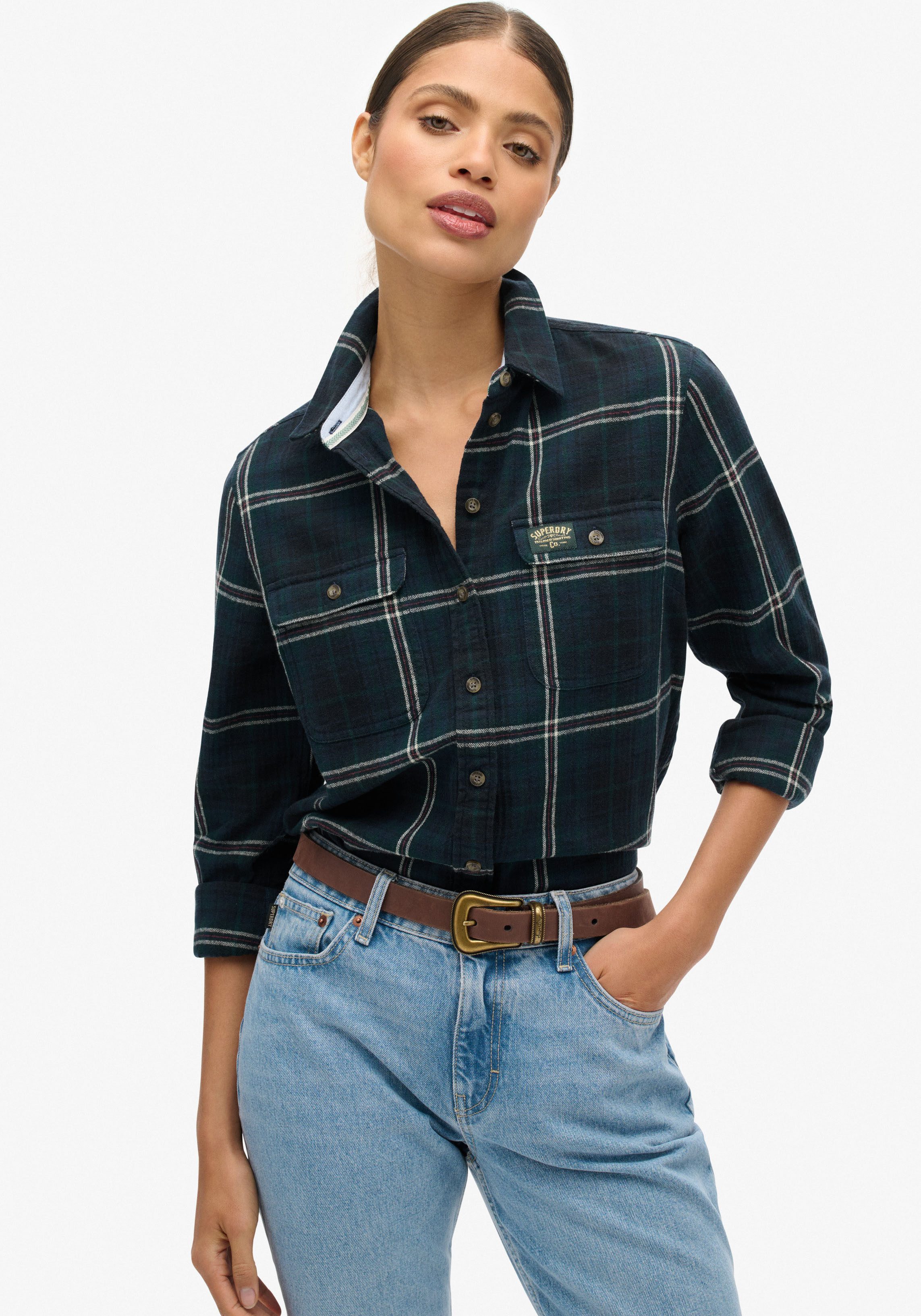 Superdry Flanellen blouse