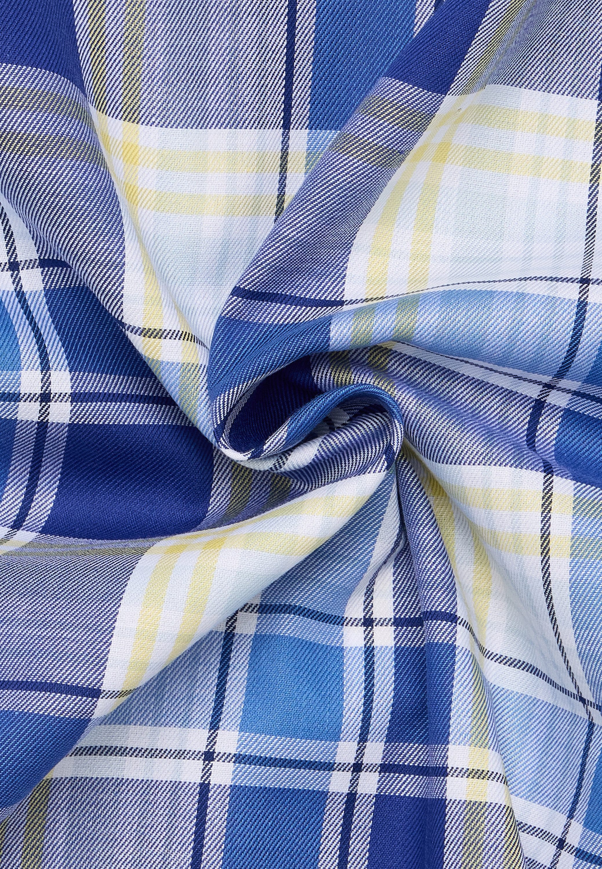 Eterna Overhemd met korte mouwen Comfort fit NON IRON (strijkvrij)