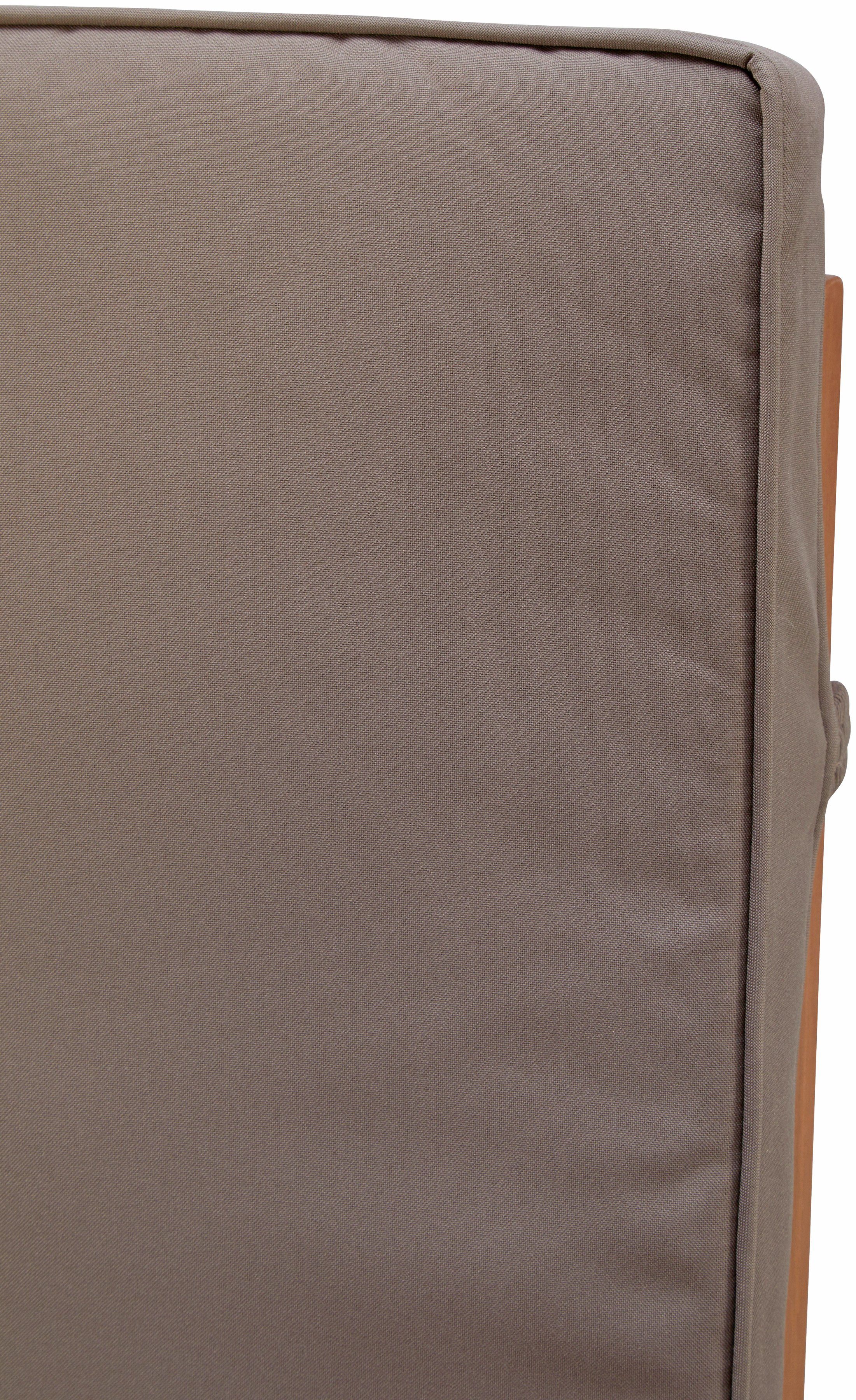 MERXX Tuinstoel Montana set van 2, aluminium/textiel, bruin, incl. kussens (set, 2 stuks)