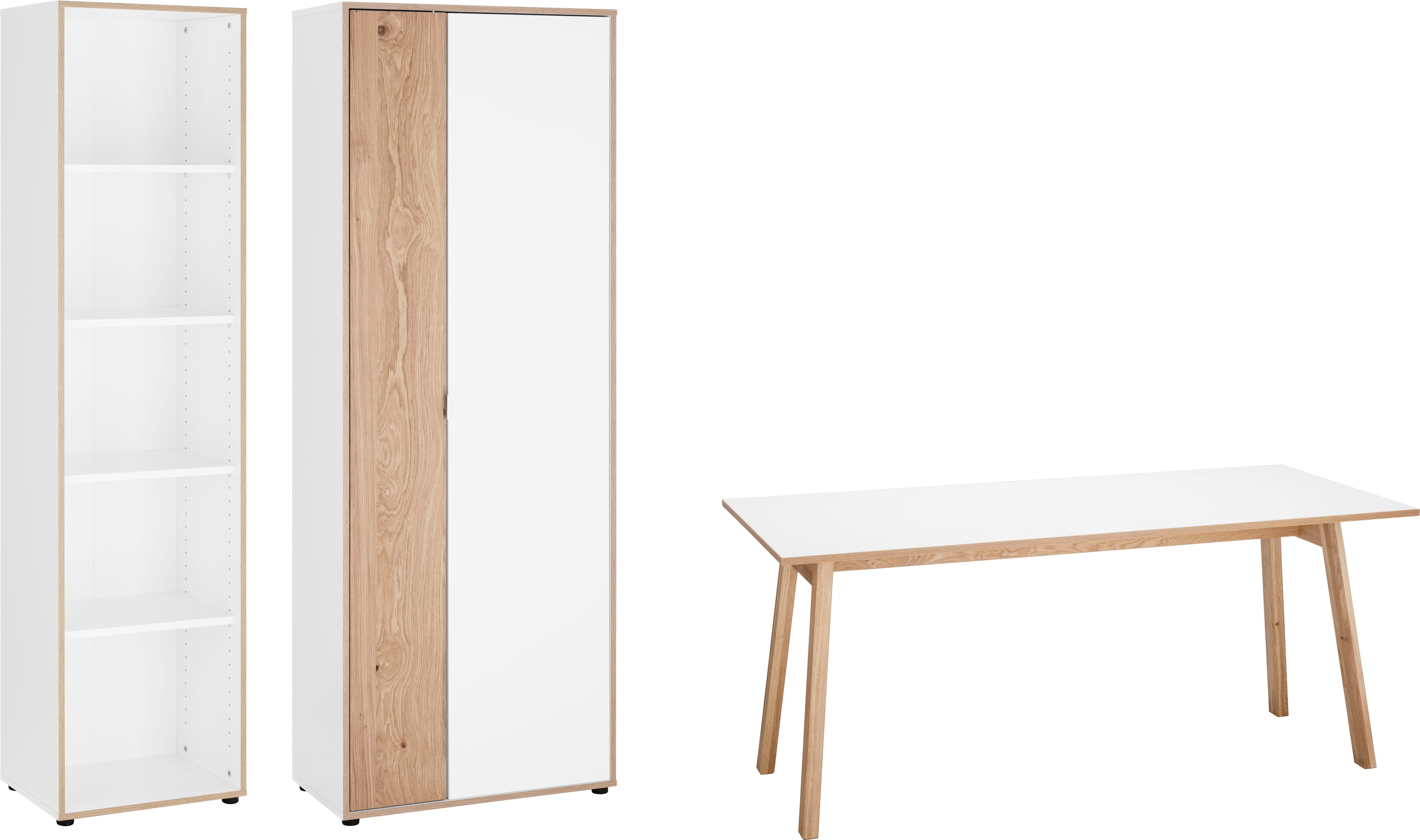 VOGL Möbelfabrik Kantoormeubelset Trelle (set, 3-delig) kantoorsets wit