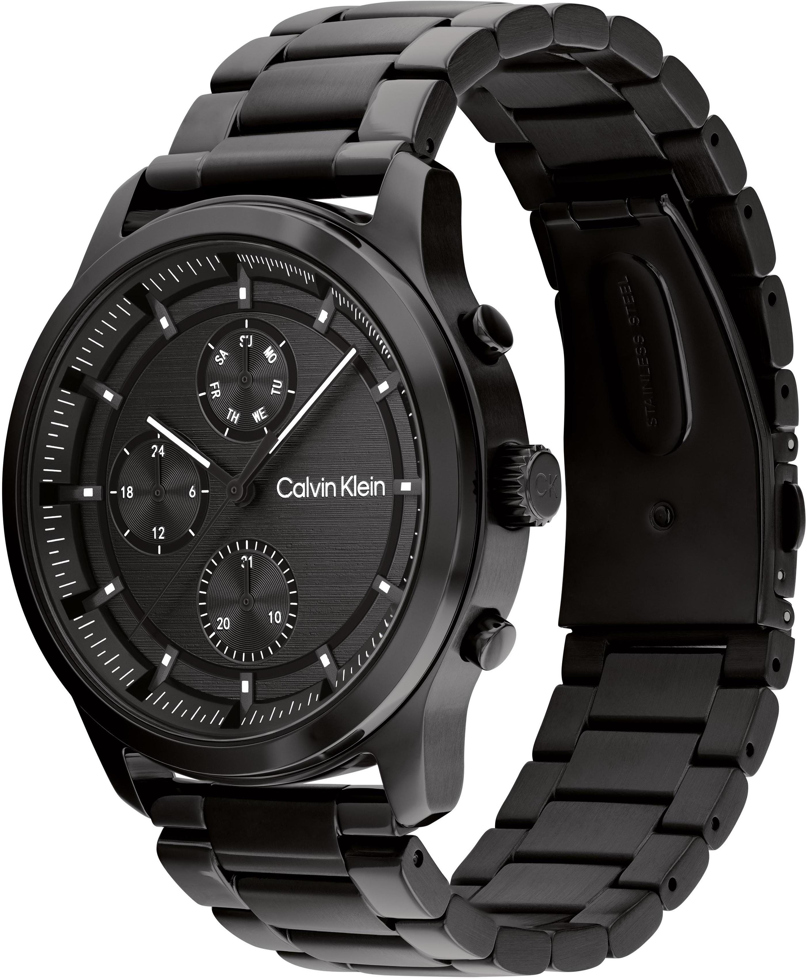 Calvin Klein Multifunctioneel horloge SPORT MULTI-FUNCTION Quartz horloge, armbandhorloge, herenhorloge, datum, roestvrijstalen band