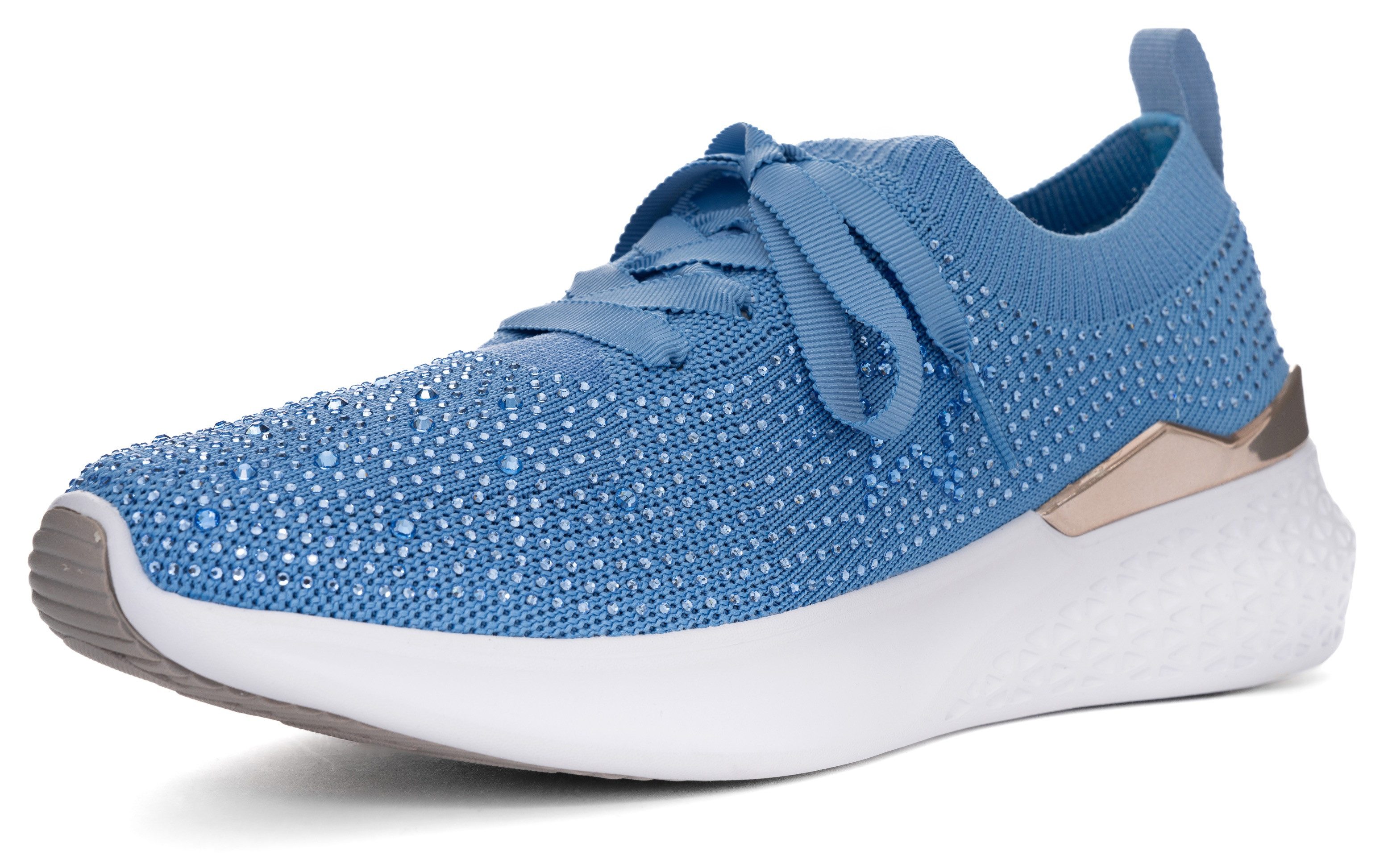 Ara Slip-on sneakers Maya , veterschoen, slipper in brei-look, h-breedte