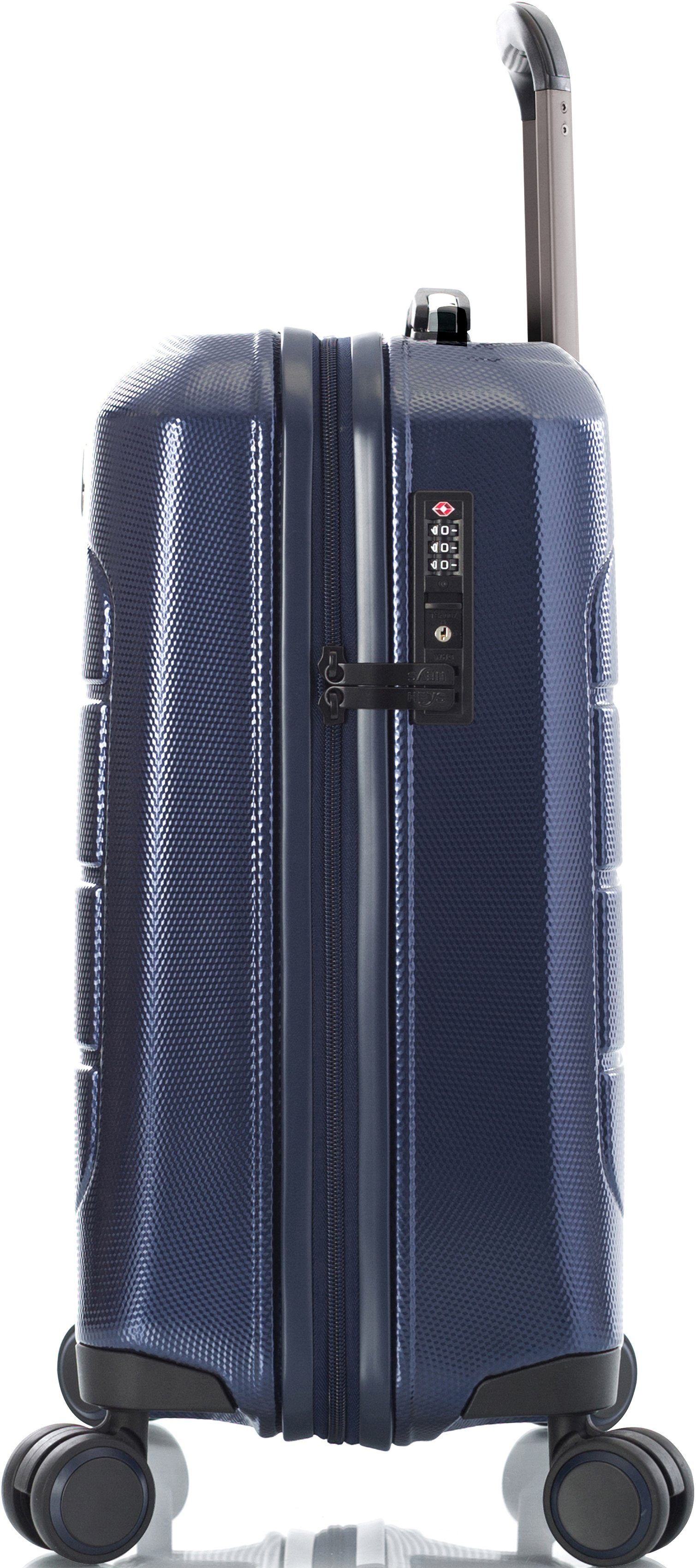 Heys Hardshell-trolley Eco Case, 53 cm, Navy Blauw Heys x Joachim Llambi handbagagekoffer reisbagage