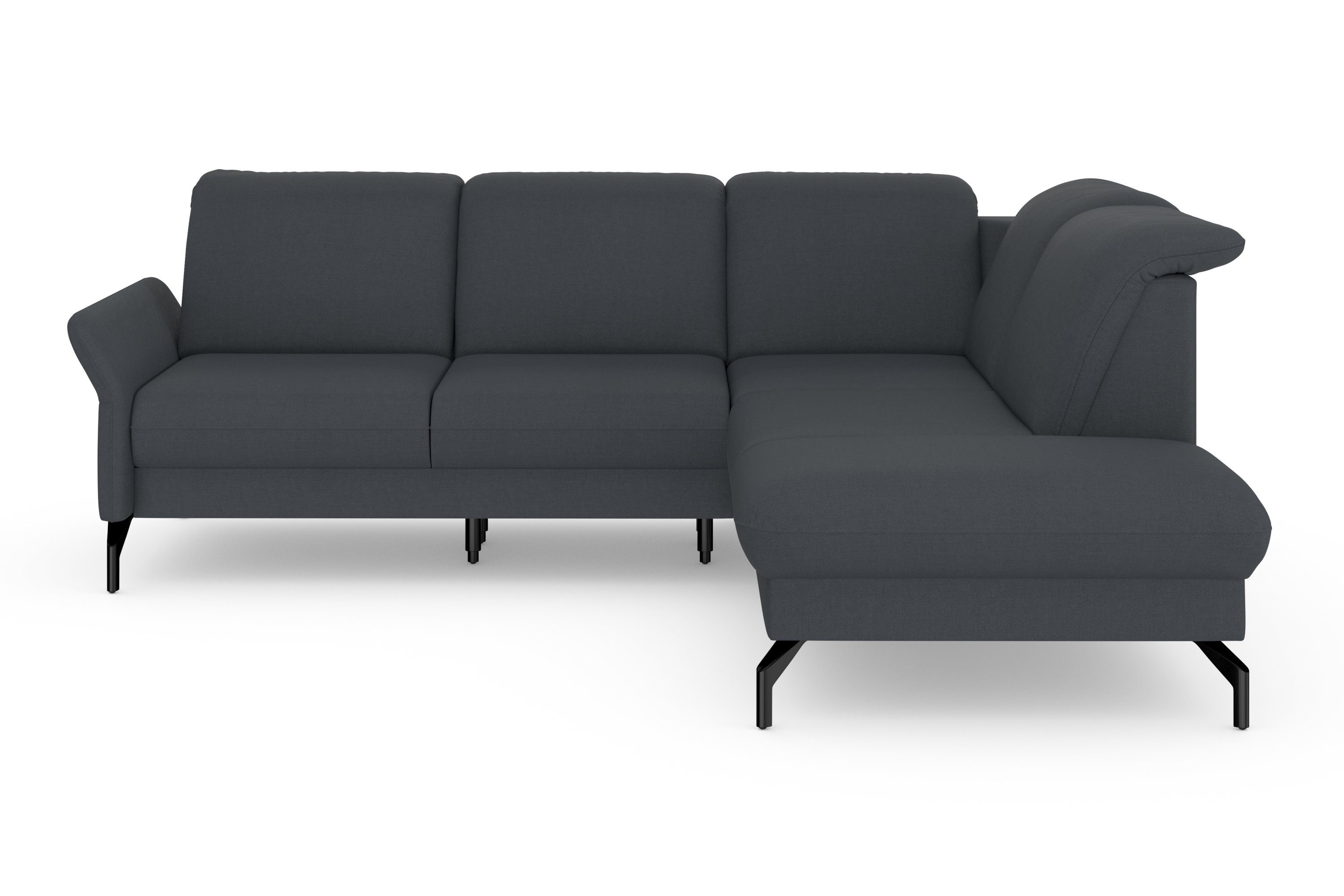 sit&more Hoekbank Fashion L-vorm naar keuze met verstelbare hoofdsteun en uittrekzitting, motorisch