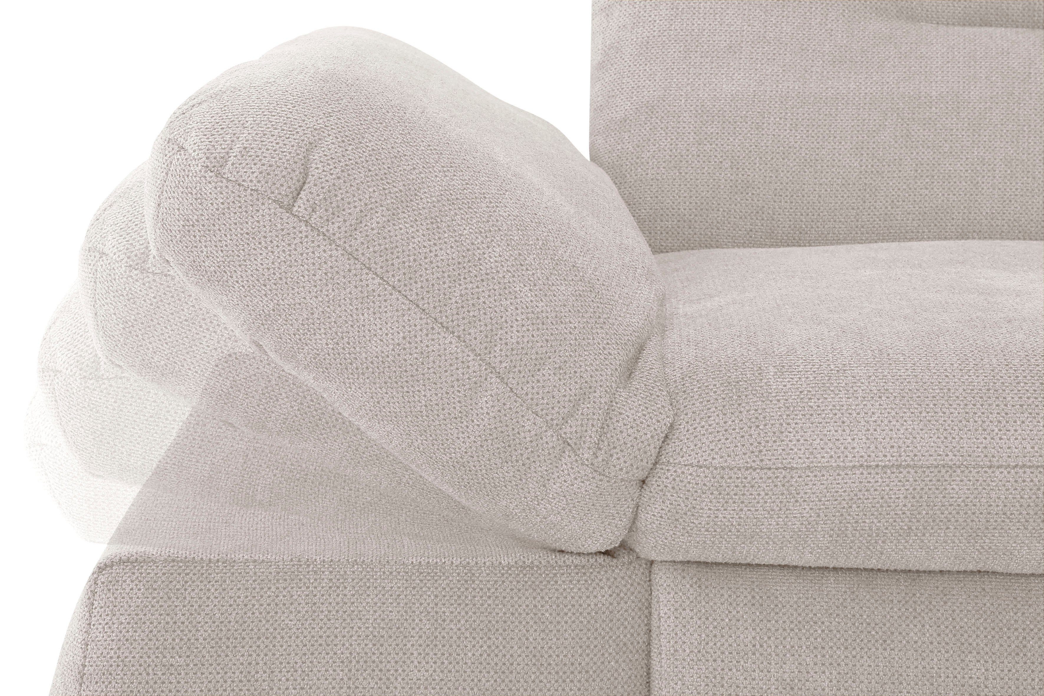 INOSIGN Hoekbank Avesa L-vorm Naar keuze met armleuningverstelling en slaapfunctie, bxdxh: 300x172x80cm