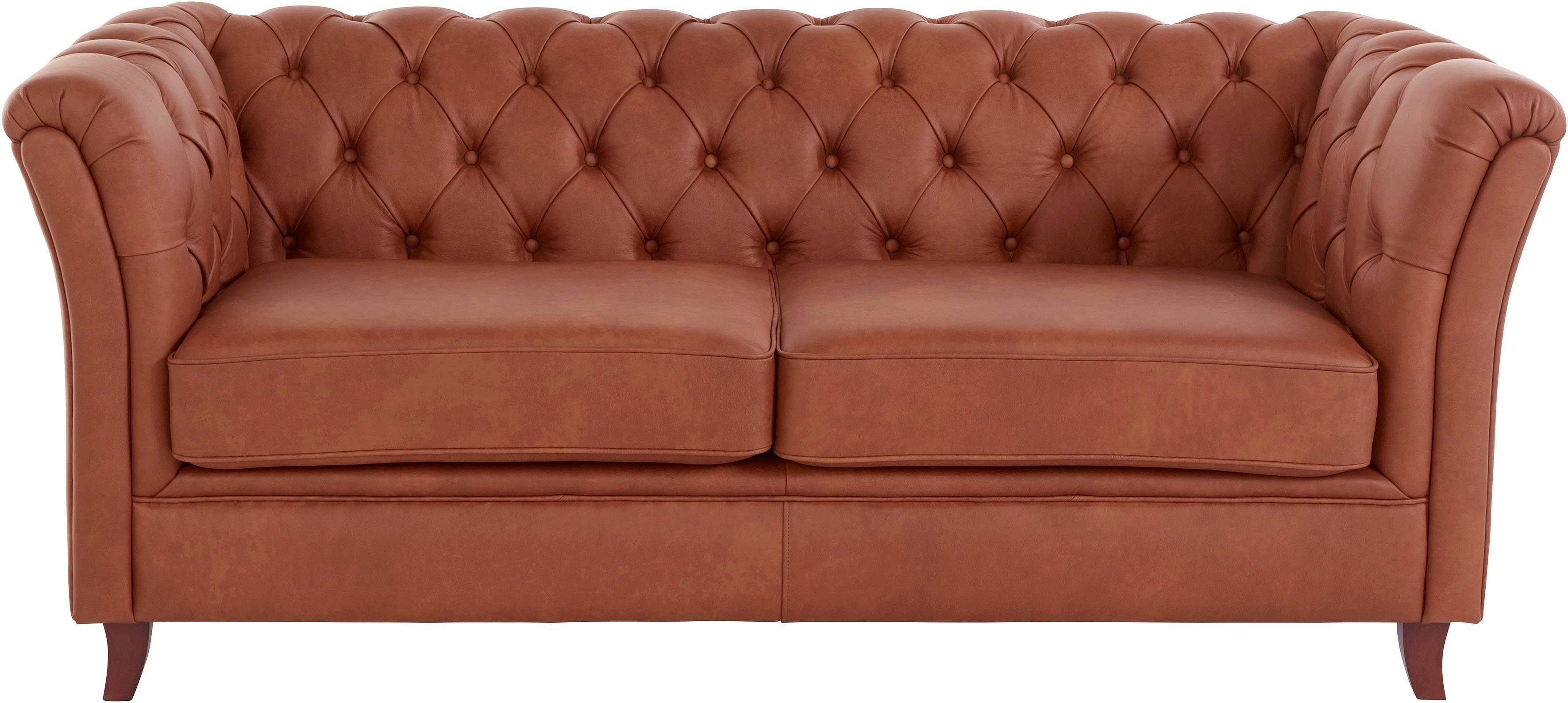 Home affaire Chesterfield-bank Reims met echte chesterfield-capitonnage, uitstekende verwerking