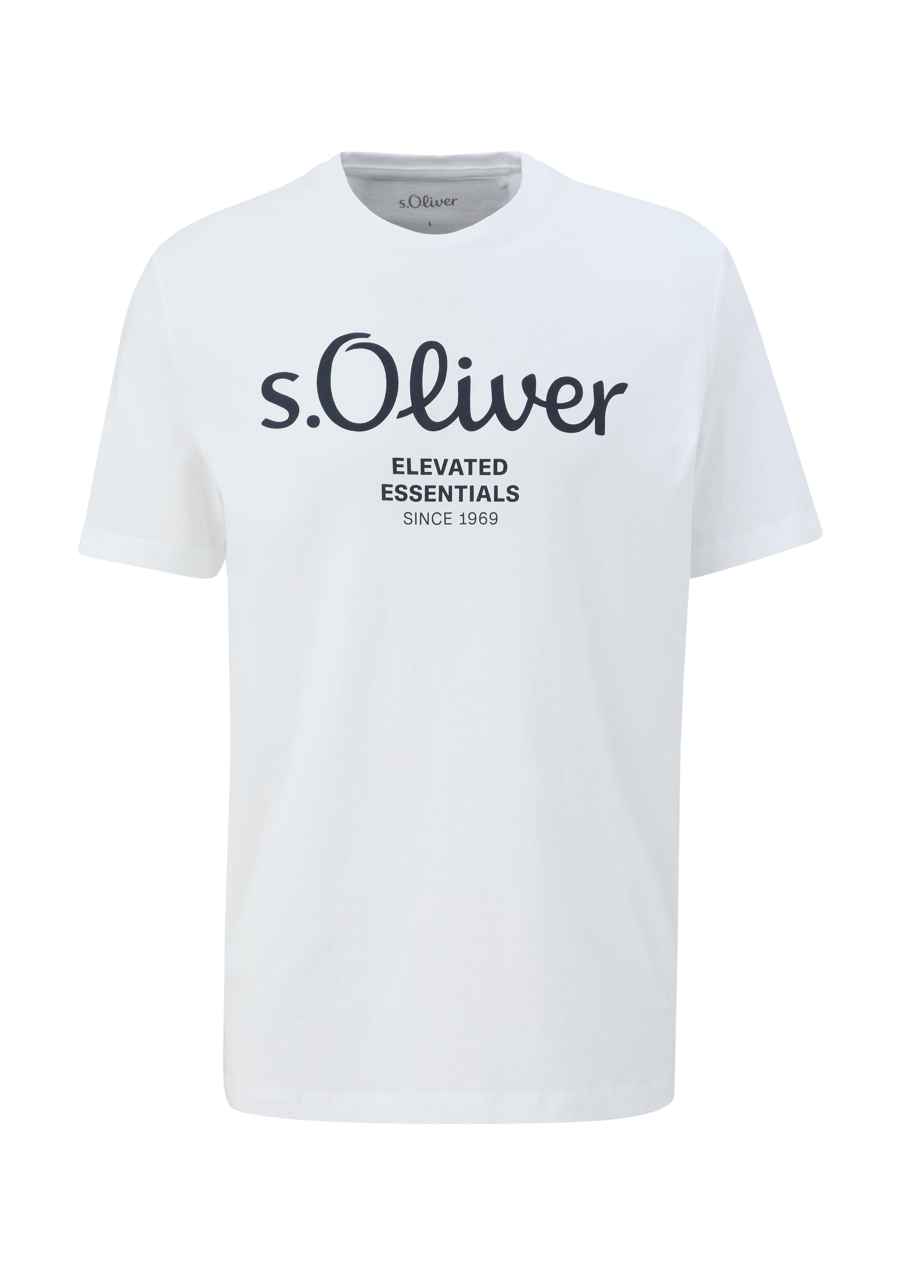 s.Oliver T-shirt van ademende katoen