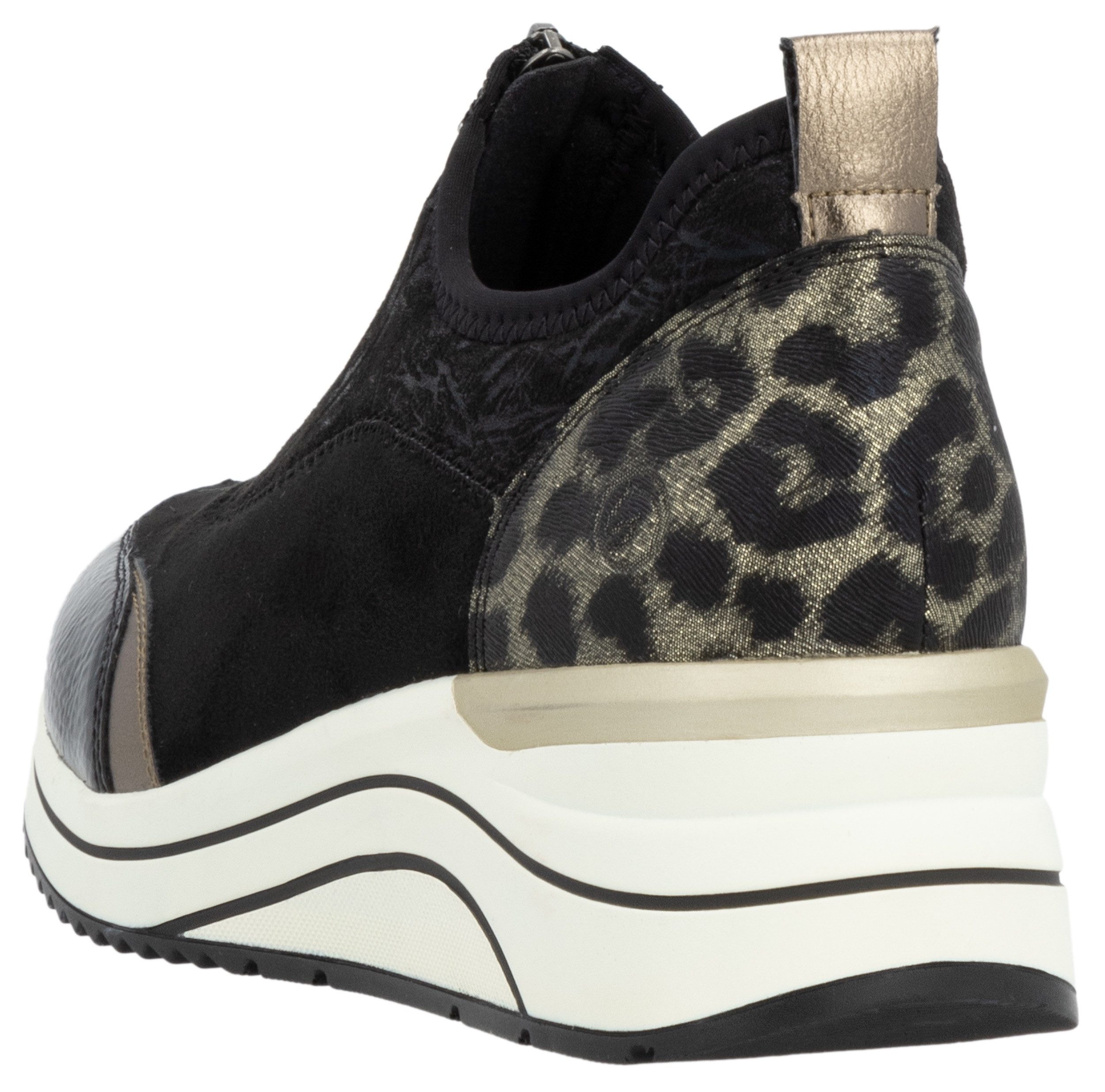 Remonte Slip-on sneakers Elisabeth Hurley-Collection , wedge sneaker, slipper, instapschoen, vrijetijdsschoen, vegan