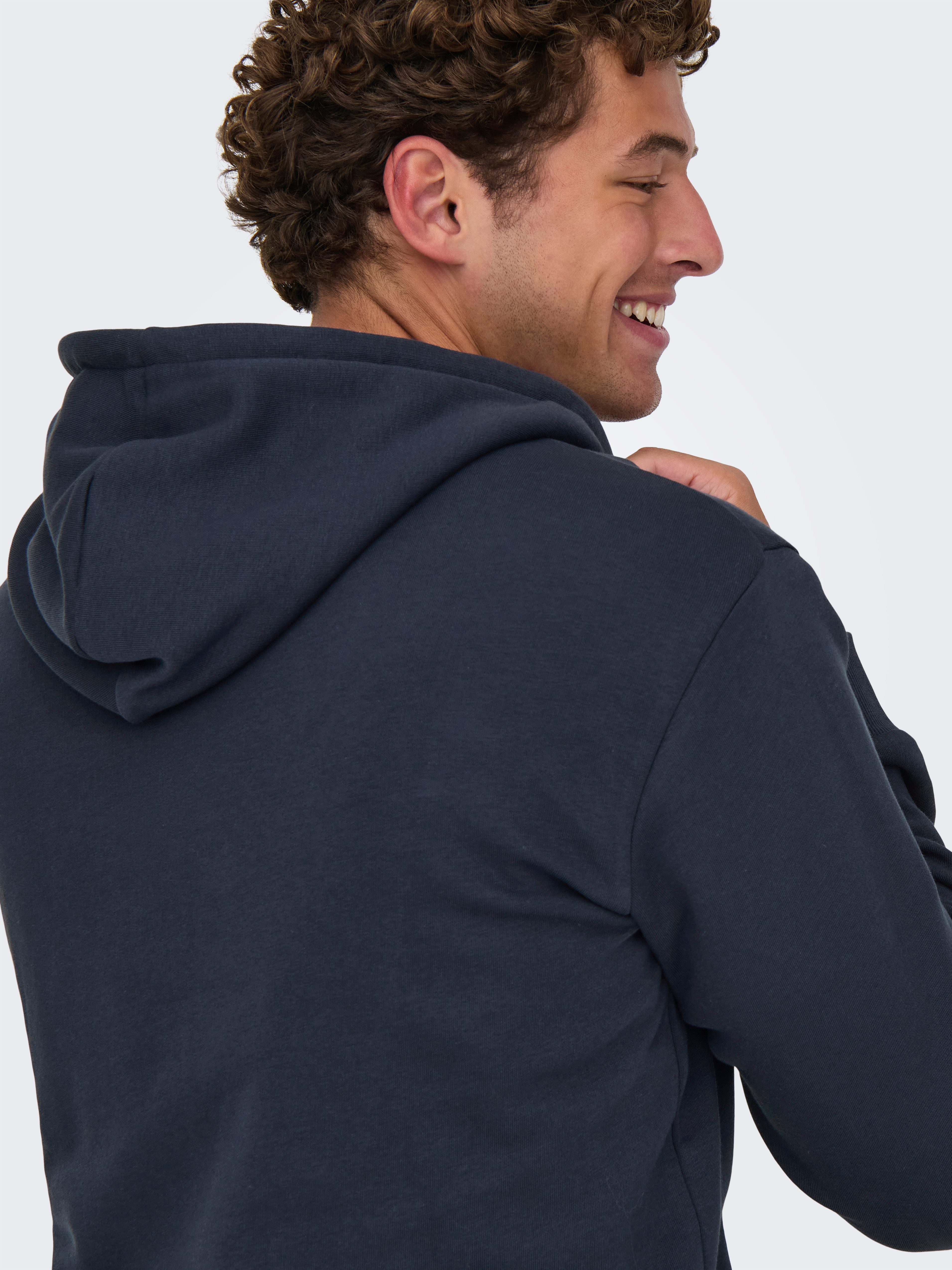 ONLY & SONS Capuchonsweatvest ONSCERES ZIP THR. HOODIE SWEAT NOOS