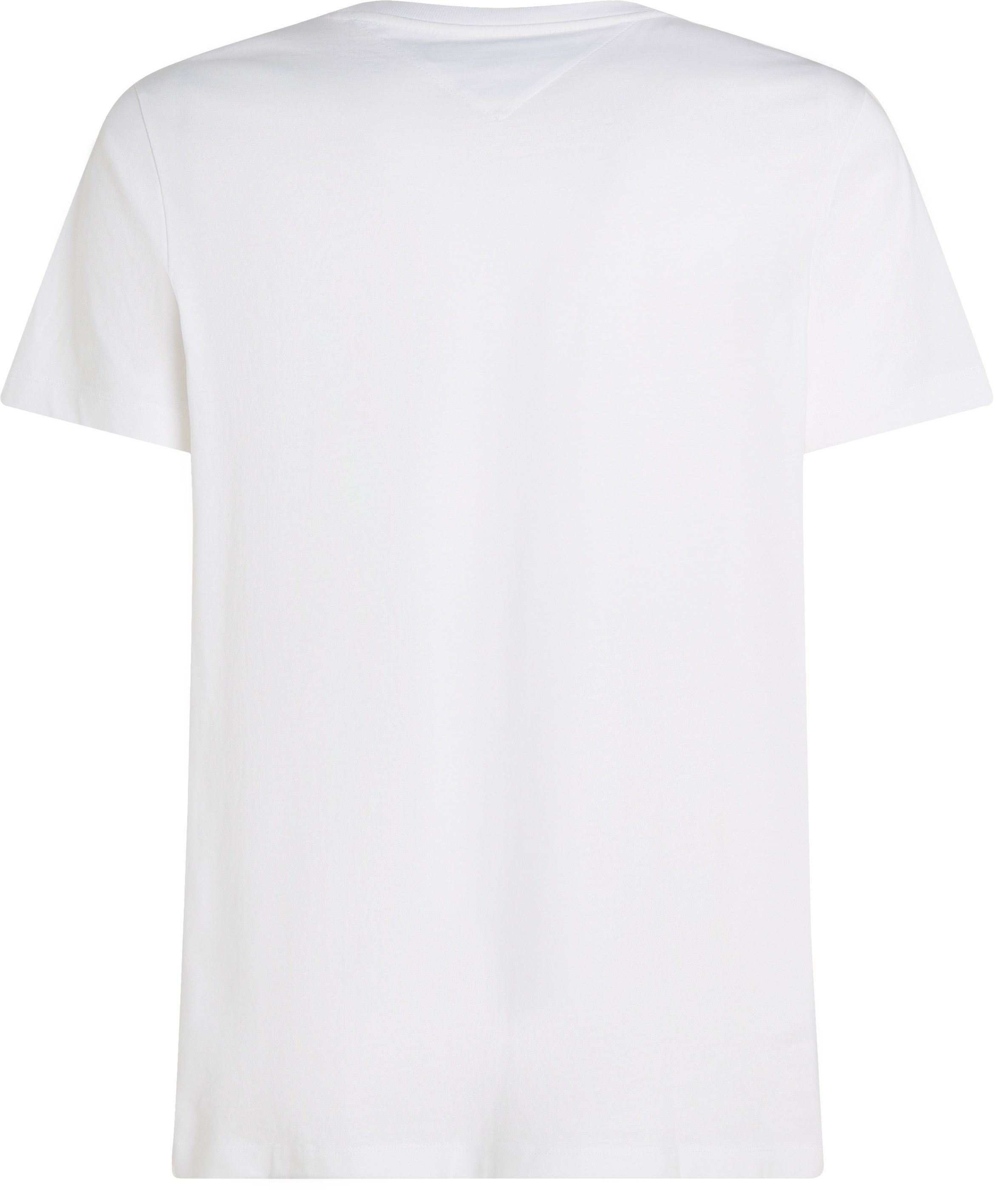 Tommy Hilfiger Shirt met korte mouwen BT-HILFIGER CHEST STRIPE TEE-B Afdruk van het merklogo en -naam, in grote maten