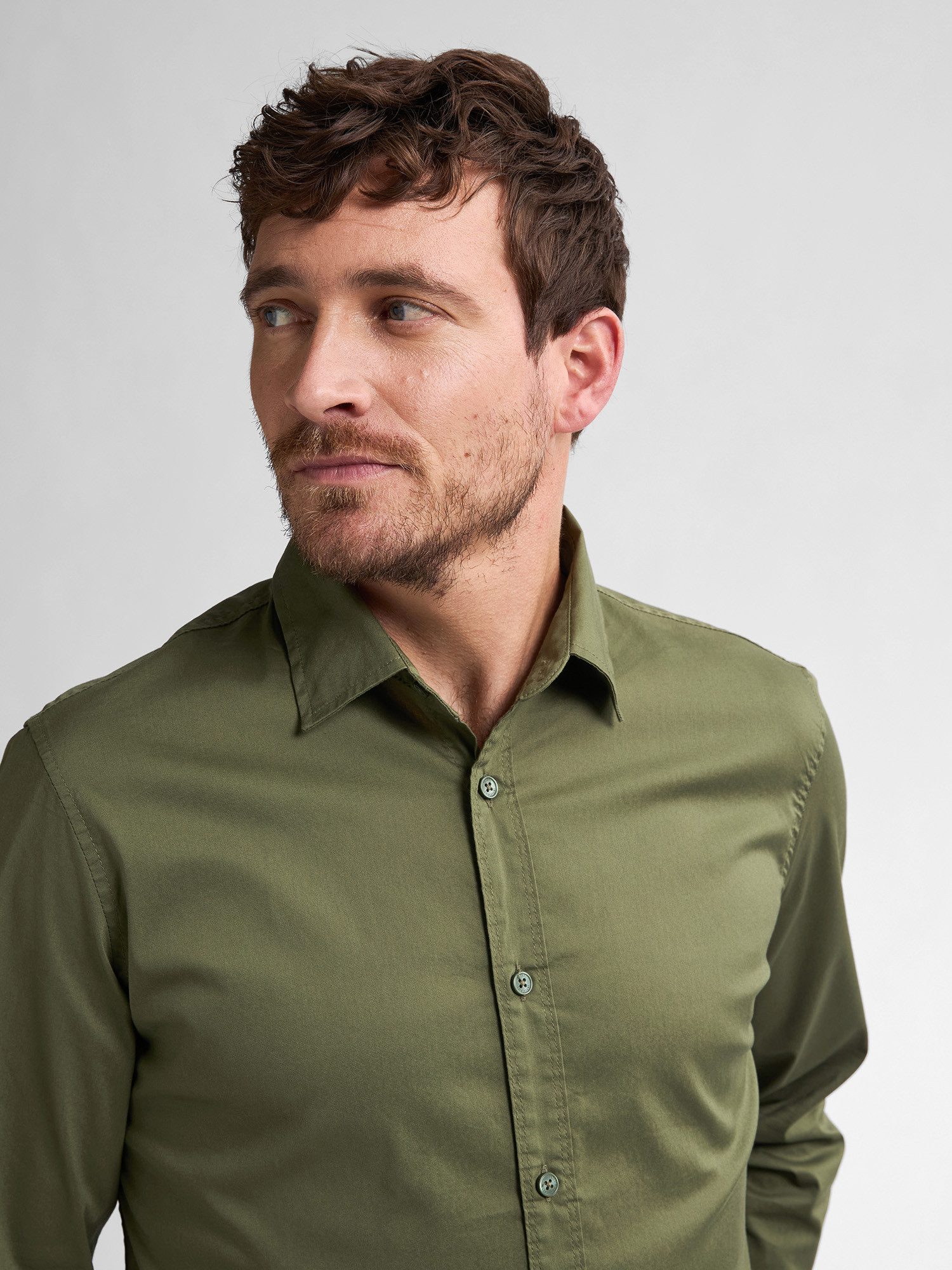 Petrol Industries Shirt met lange mouwen met button-downkraag