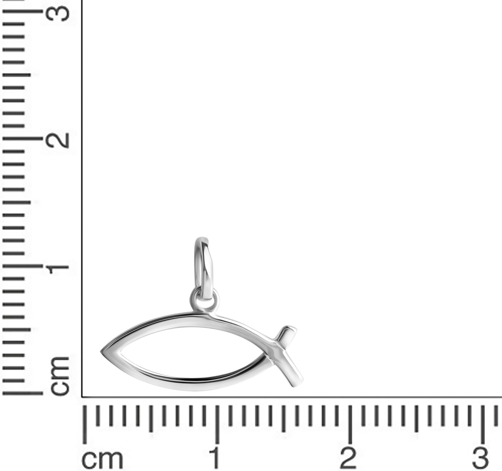 Firetti Kettinghanger Sieraad cadeau zilverkleur 925 halssieraad hanger vis