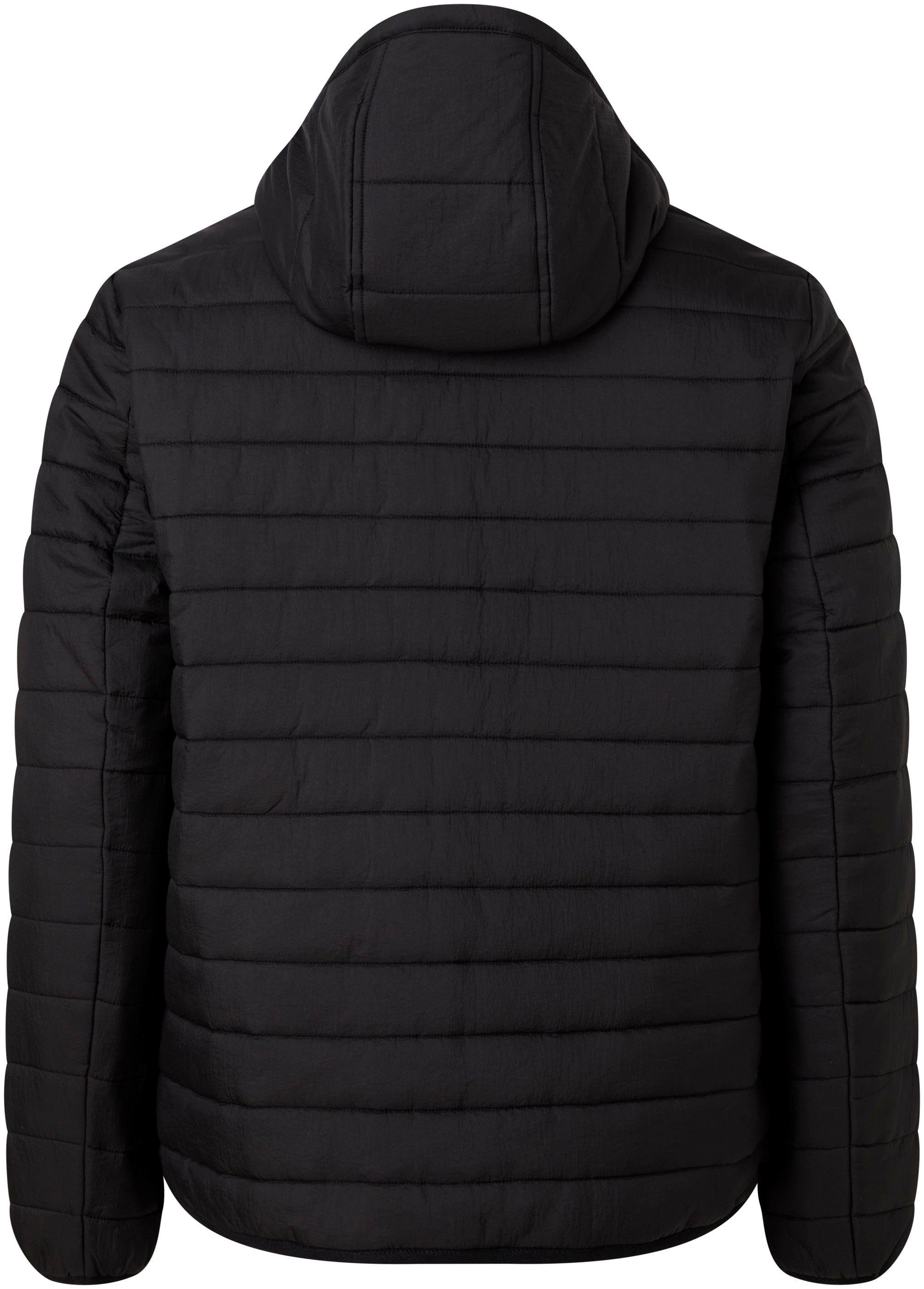 Calvin Klein Gewatteerde jas QUILTED CRINKLE JACKET HOOD