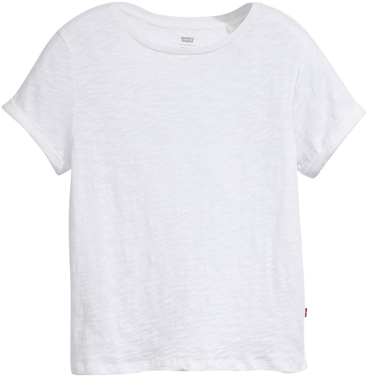 Levi's® Shirt met ronde hals MARGOT TEE van gestructureerde slub garen kwaliteit
