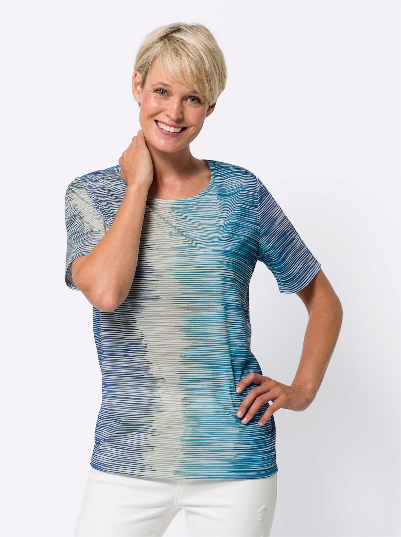 Classic Basics Shirt met korte mouwen Shirt met ronde hals (1-delig)