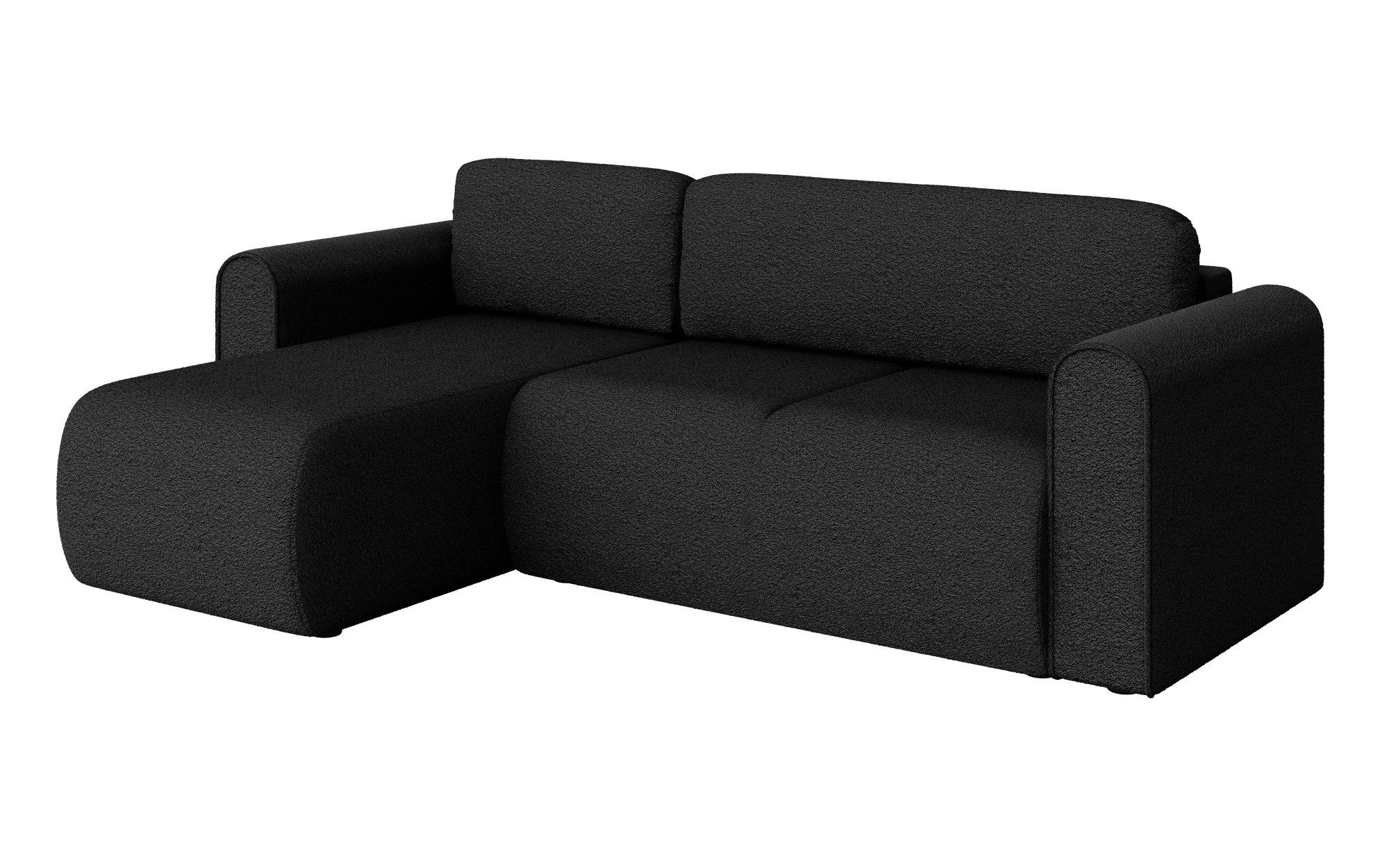 INOSIGN Hoekbank Zacharia optioneel slaapbank met opbergruimte, B/D/H 250/166/86 cm L-vorm met golfondersteuning, recamière aan beide zijden te monteren