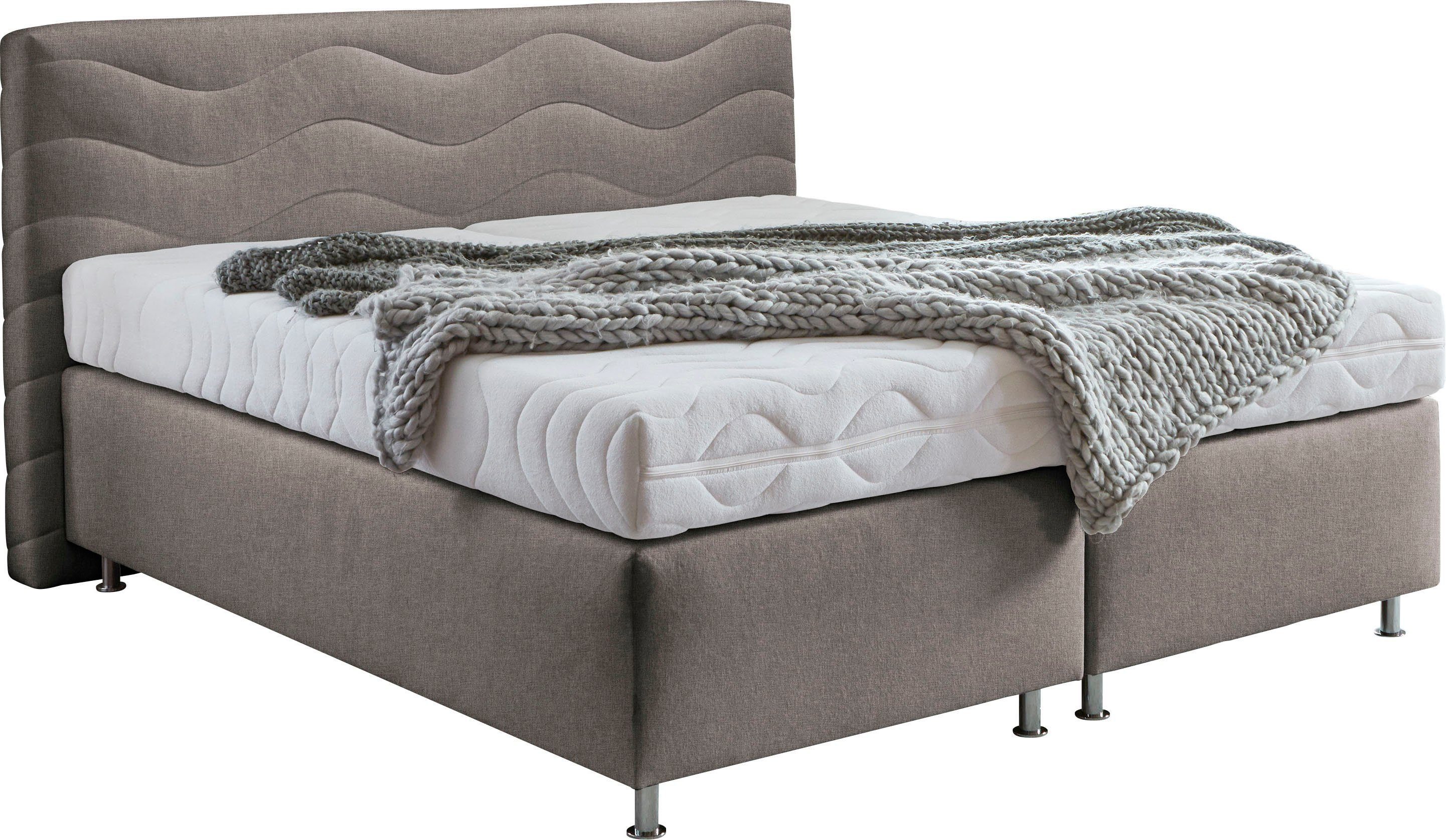 Westfalia Polsterbetten Boxspring Sigma boxsprings bruin