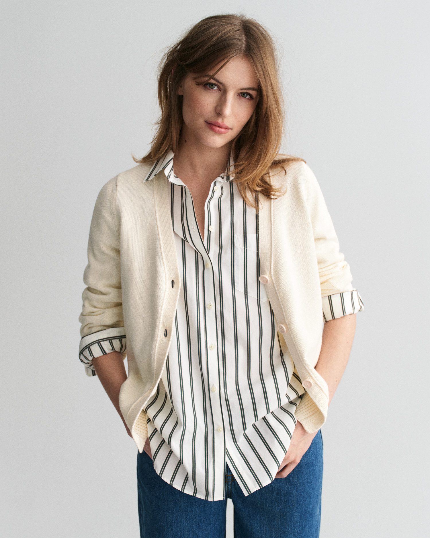 Gant Vest CLASSIC COTTON CARDIGAN