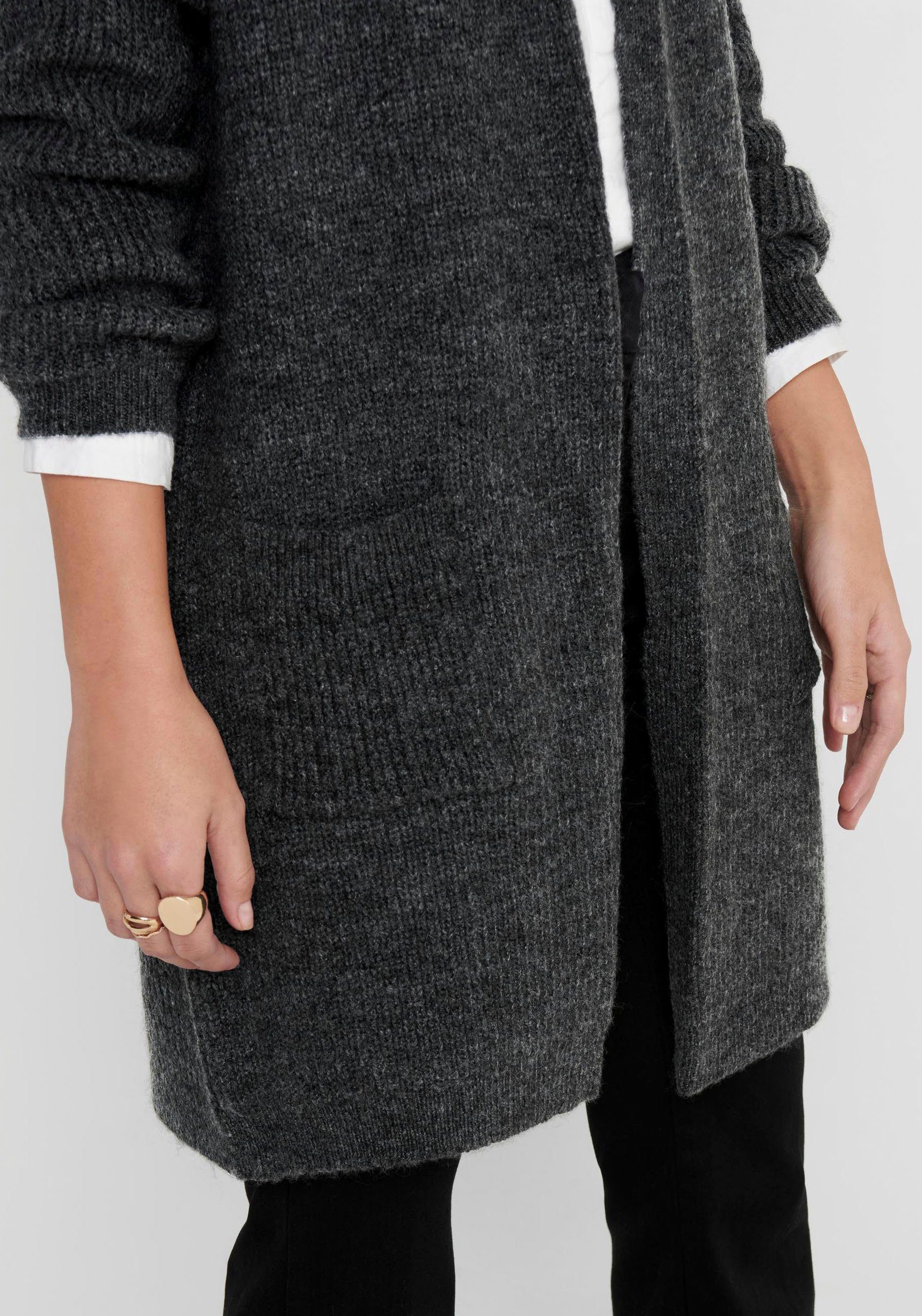 Only Lang vest ONLJADE L/S cardigan KNT NOOS