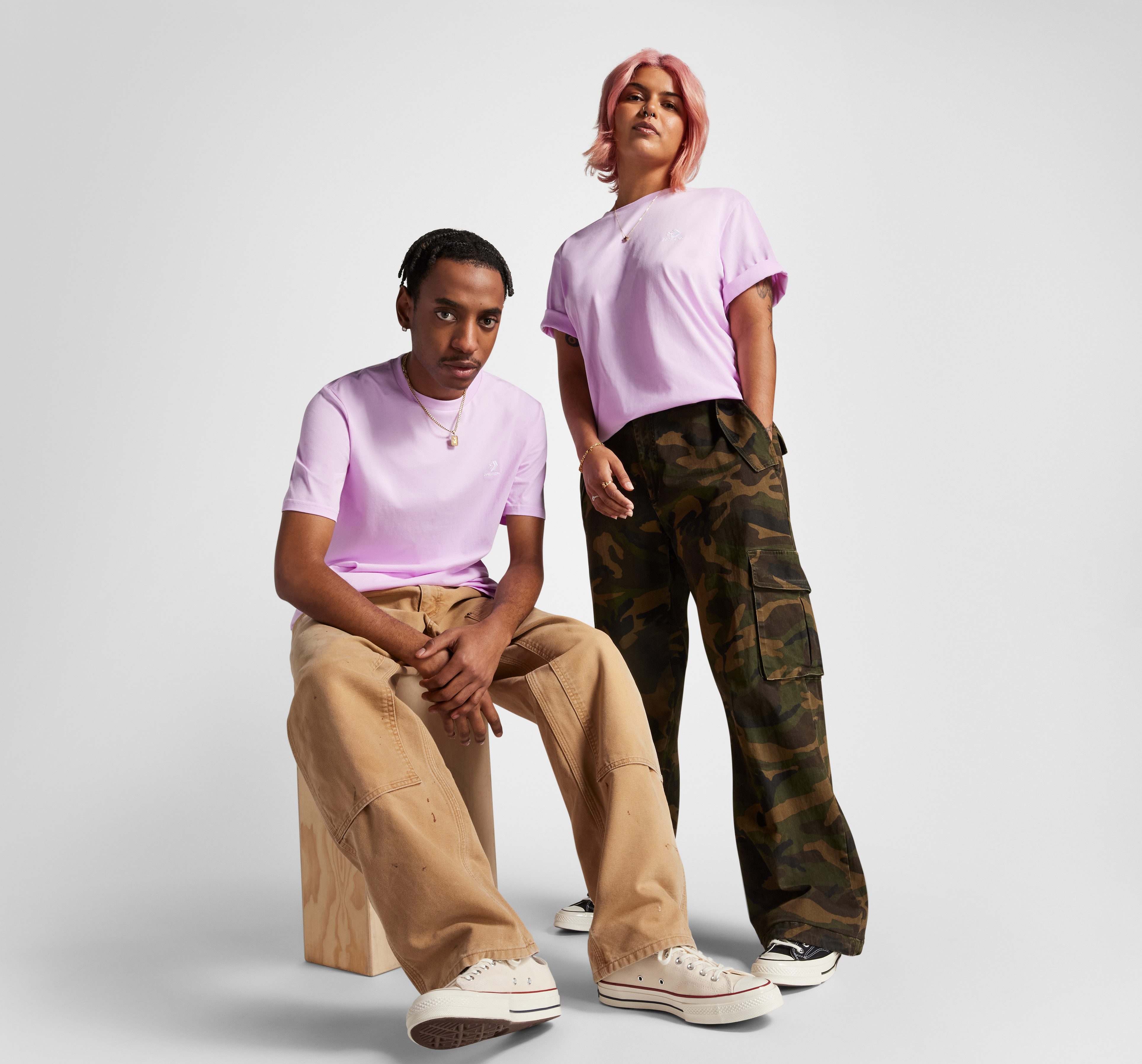 Converse T-shirt GO-TO EMBROIDERED STAR CHEVRON TEE