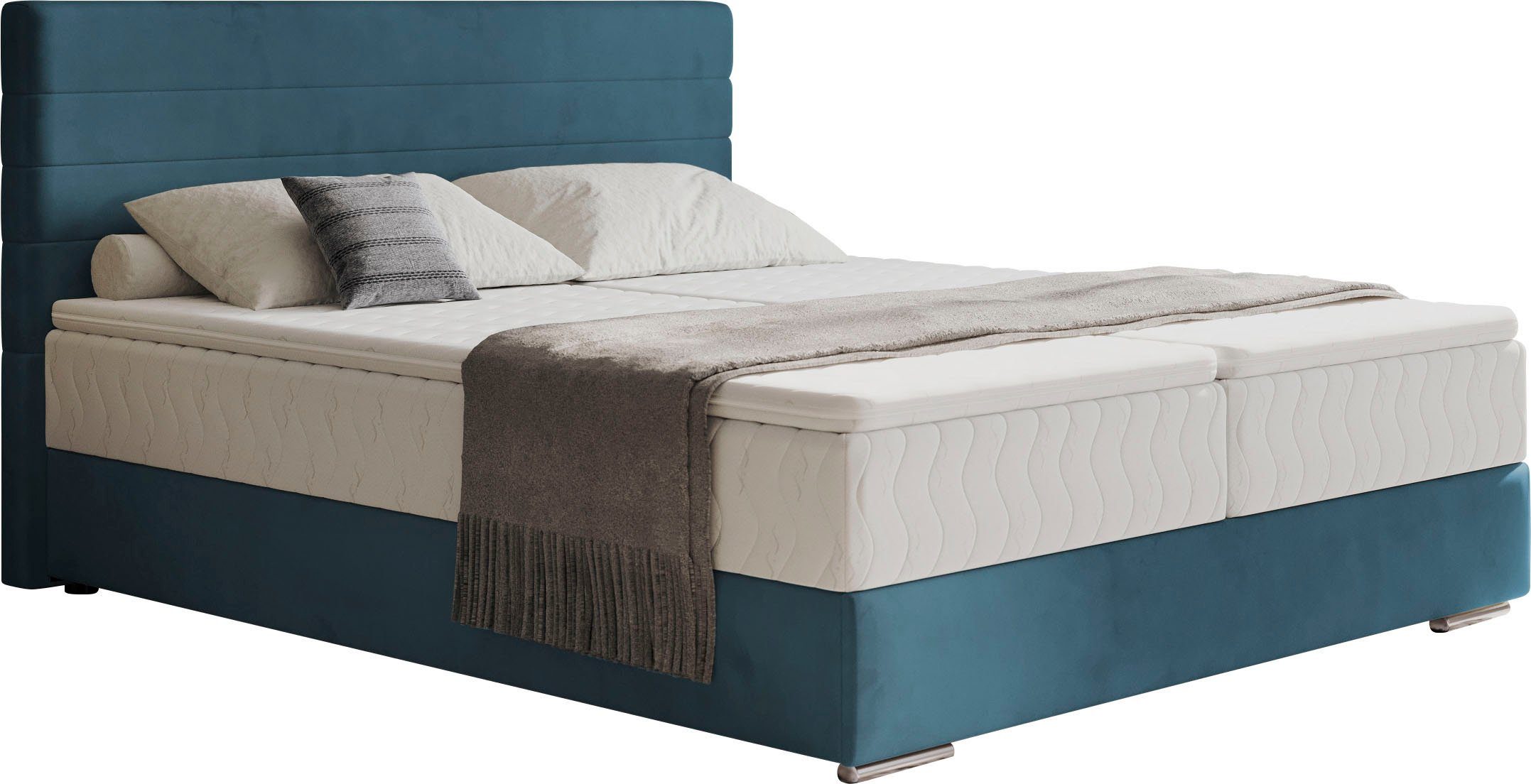 Mr. Couch Boxspring Stratus 2 incl. matrassen en bedlades