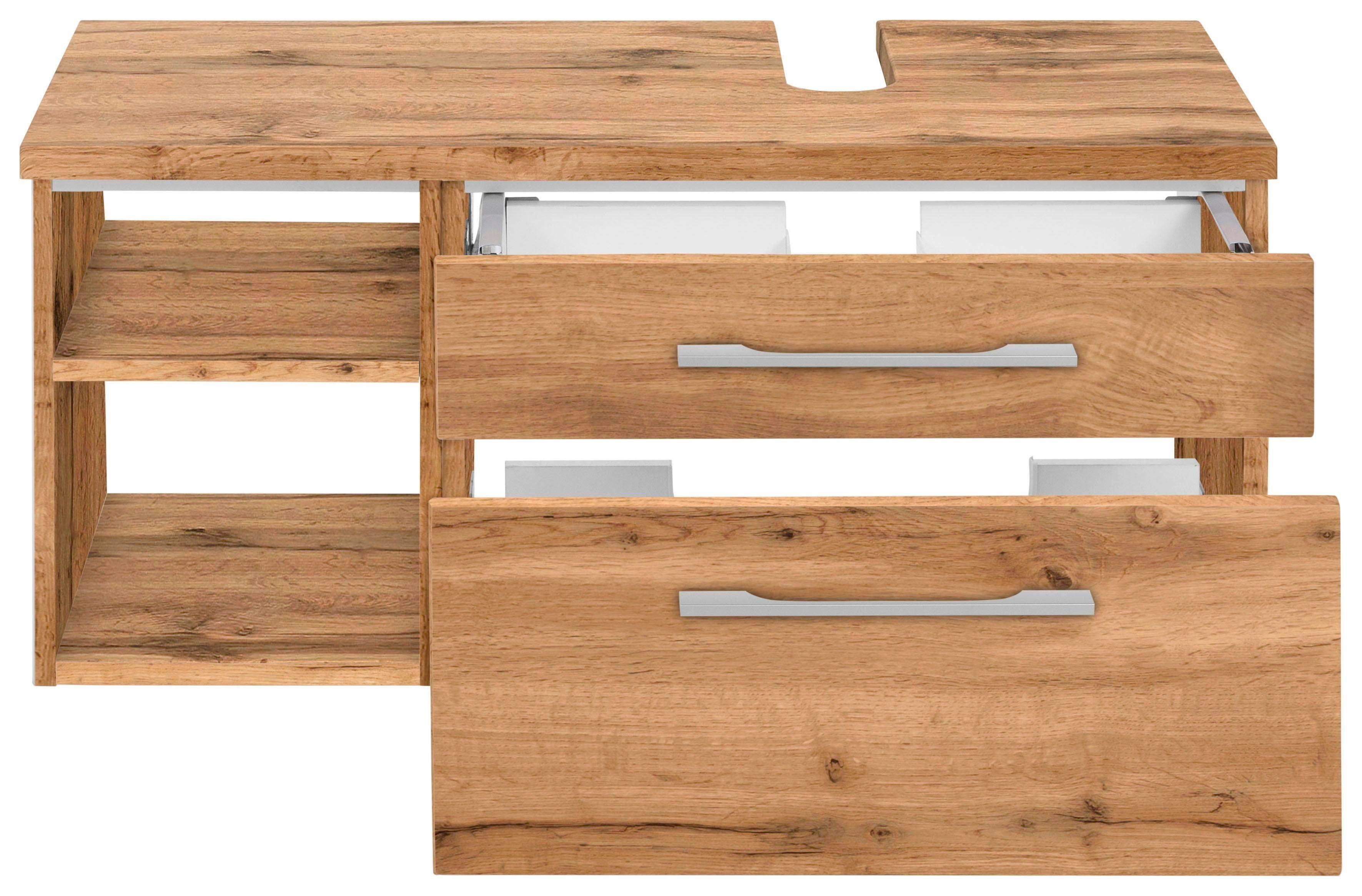 welltime Wastafelonderkast Davos Breedte 90-130 cm