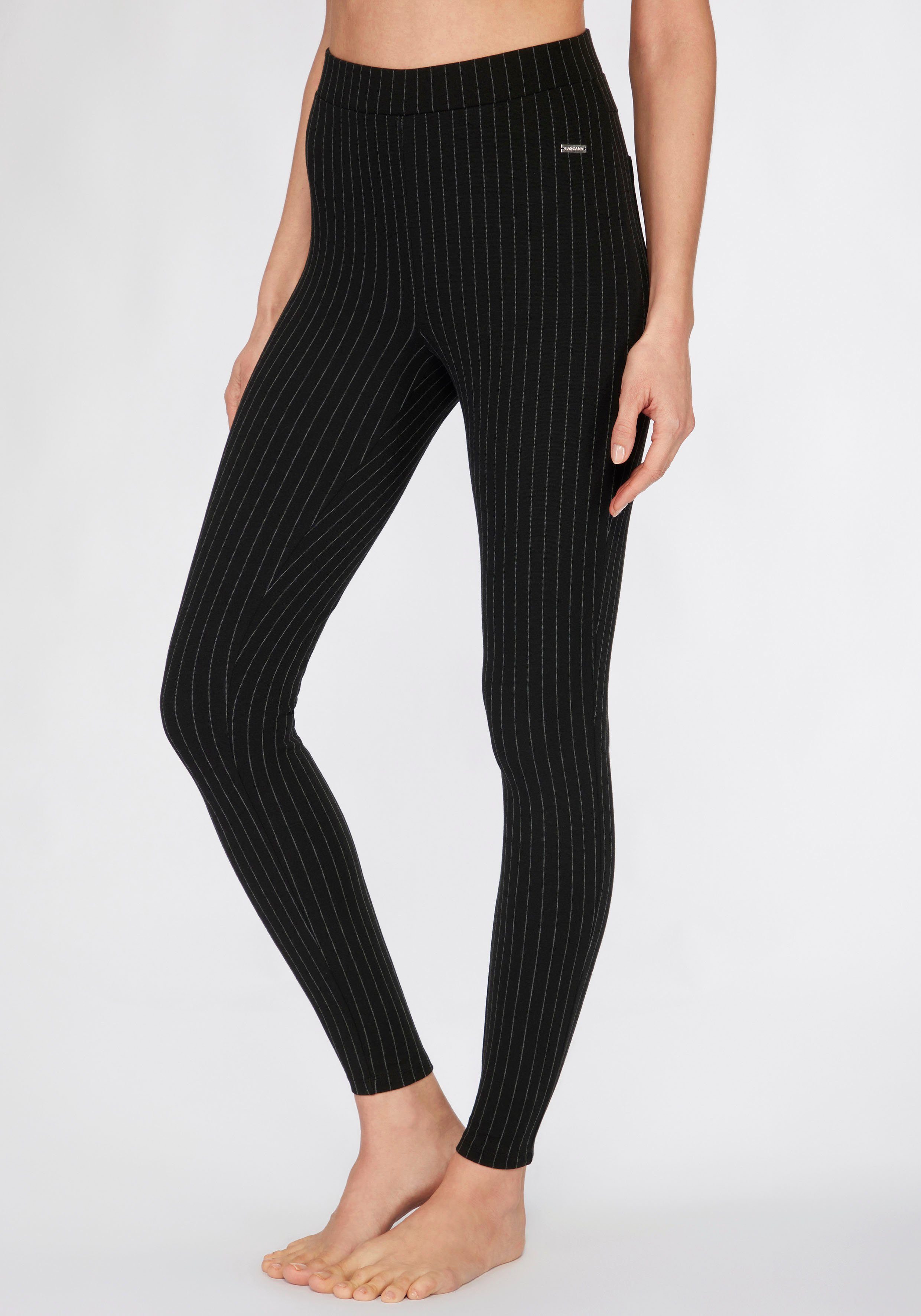 Lascana Legging met krijtstrepen