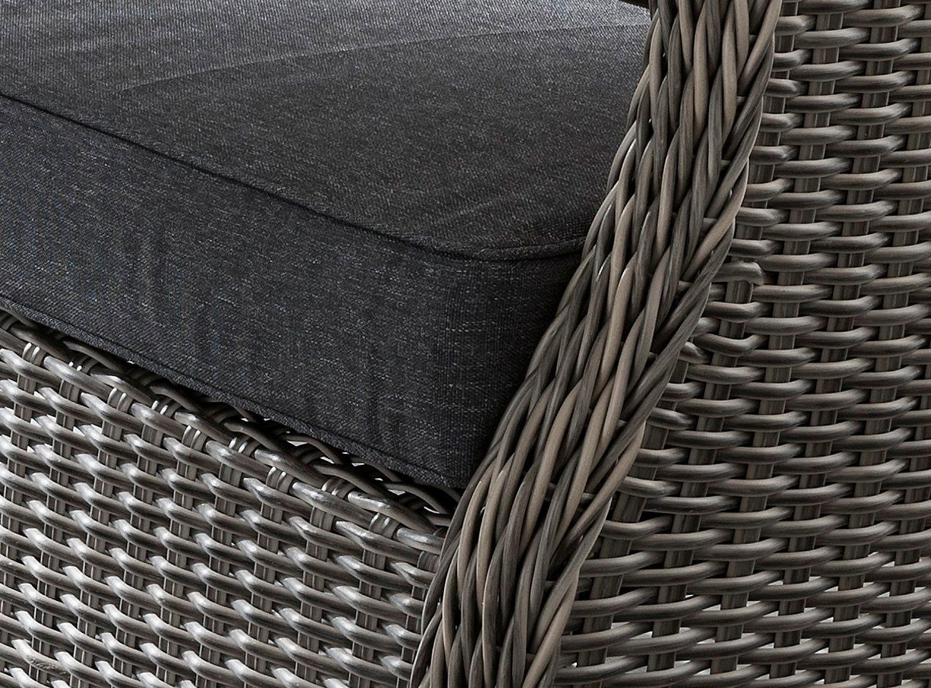 Destiny Loungebank Casa Aluminium, polyrattan, 2-zits bank, incl. kussens