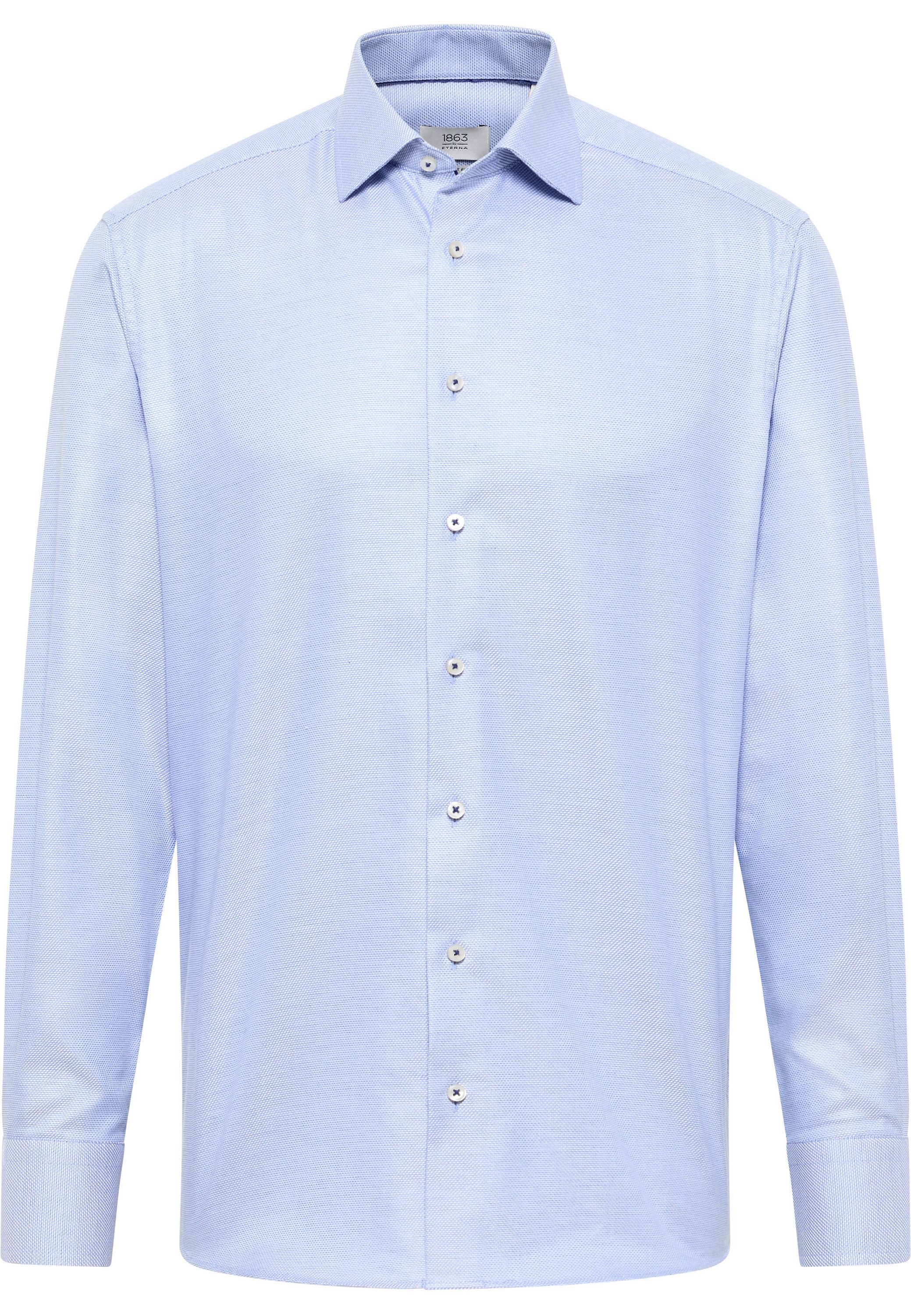 Eterna Overhemd met lange mouwen Comfort fit NON IRON (strijkvrij)