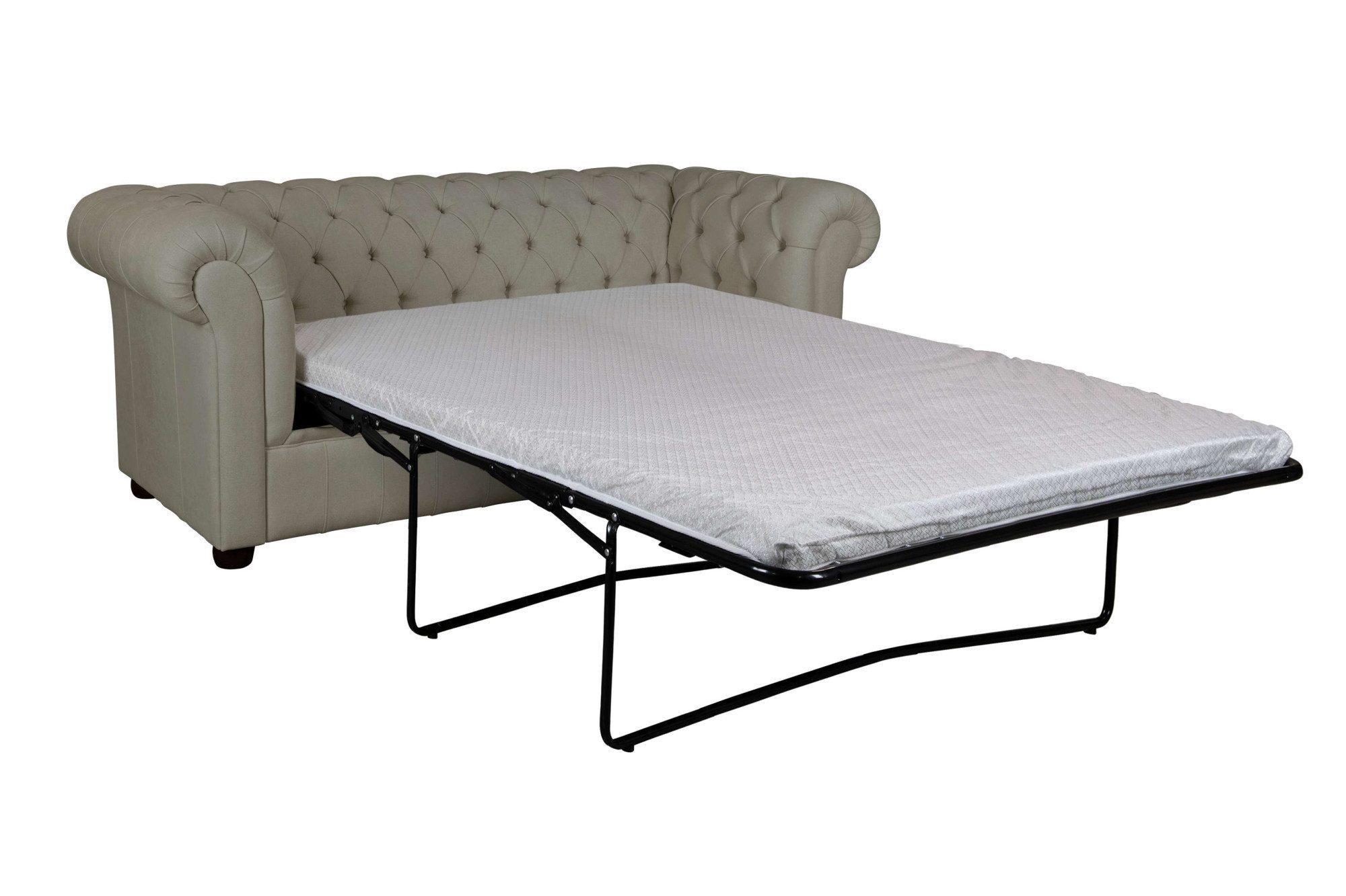 Home affaire 3-zitsbank CHARENTE, optionele slaapbank, Chesterfield-sofa, bedfunctie met edele knoopbevestiging en typische armleuningen, b/d/h 198/89/74 cm