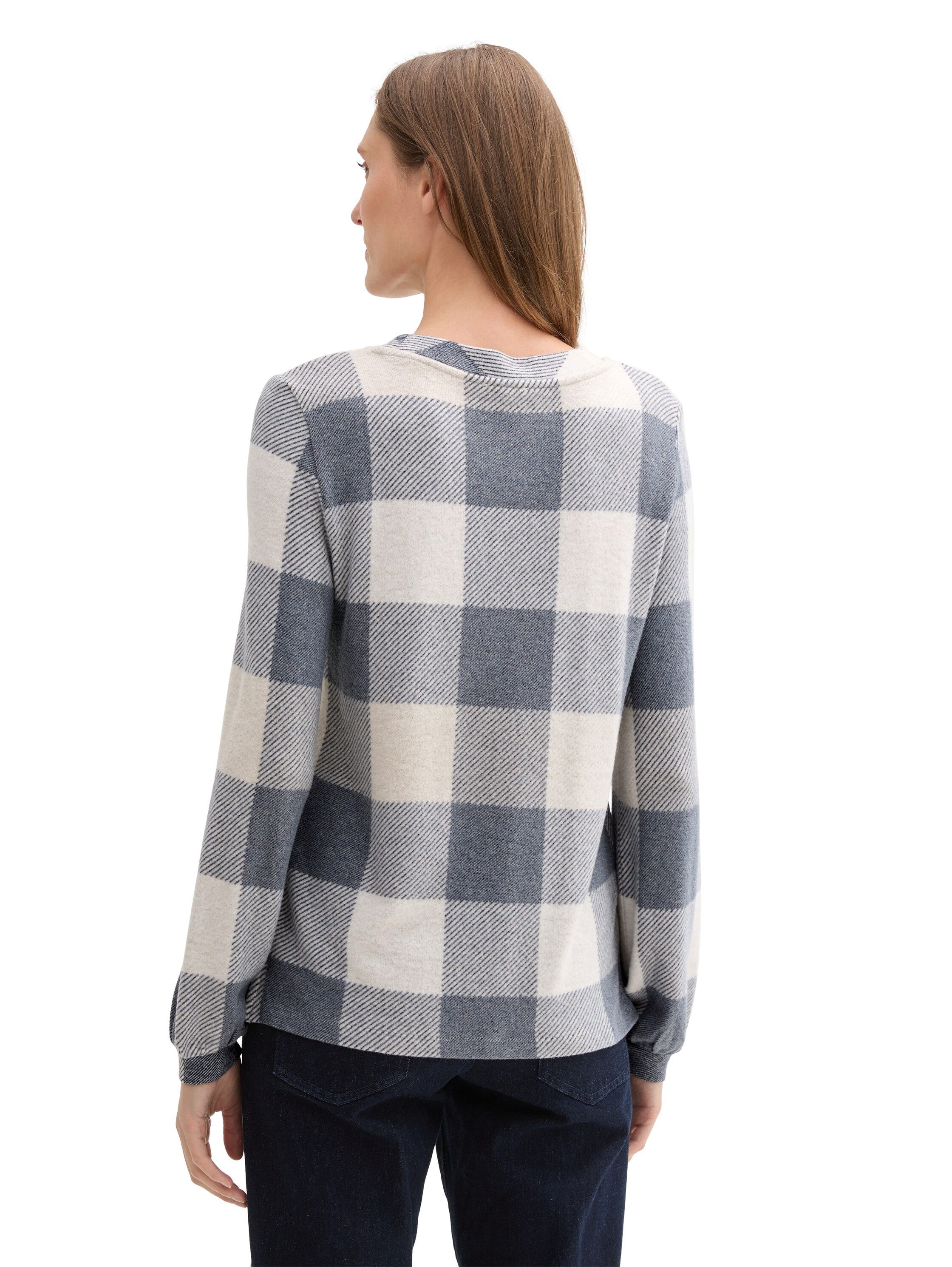 Tom Tailor Shirt met lange mouwen in een geruit design