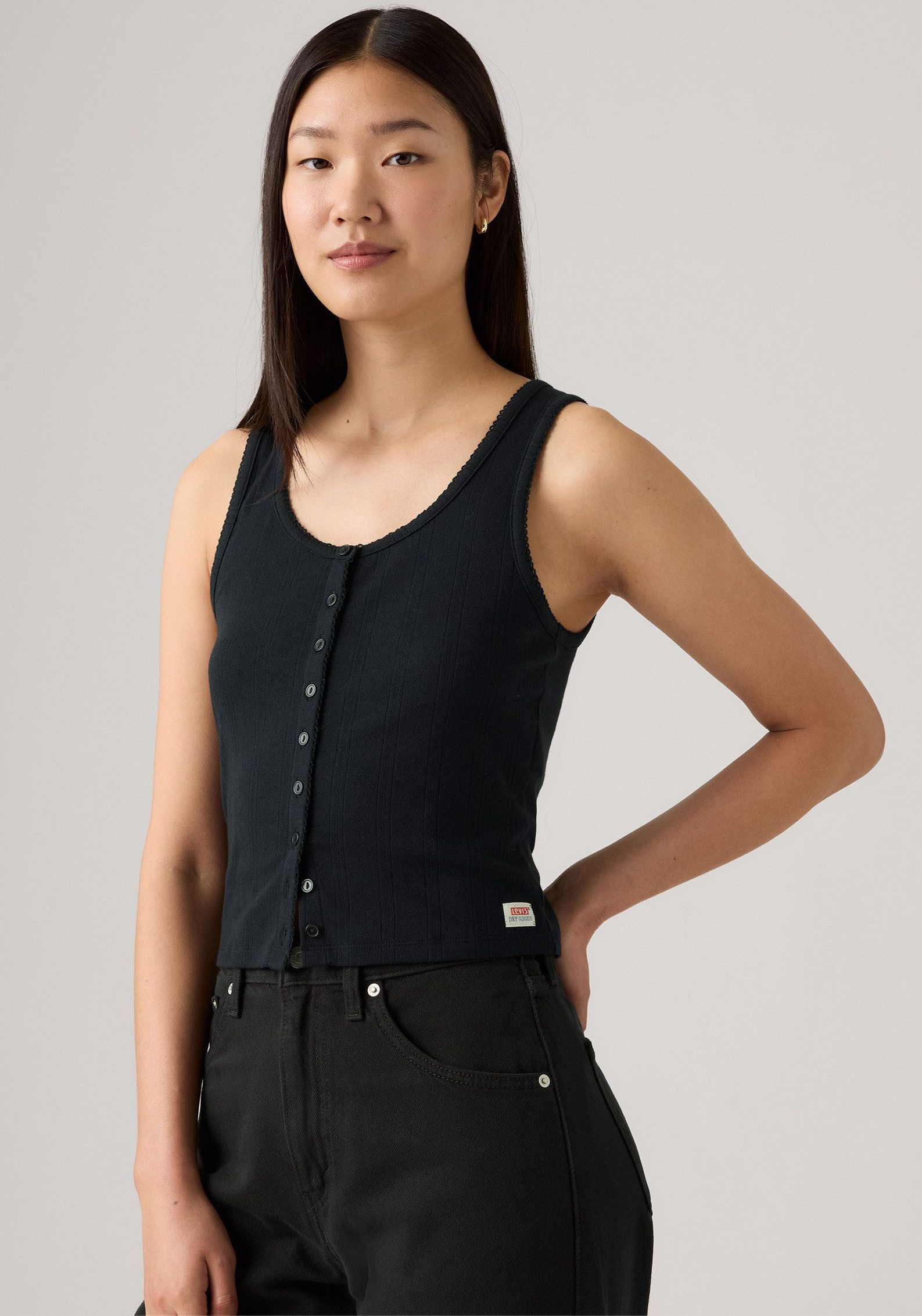 Levi's® Tanktop met knoopsluiting