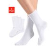 h.i.s sokken met comfortband ook geschikt voor diabetici (3 paar) wit