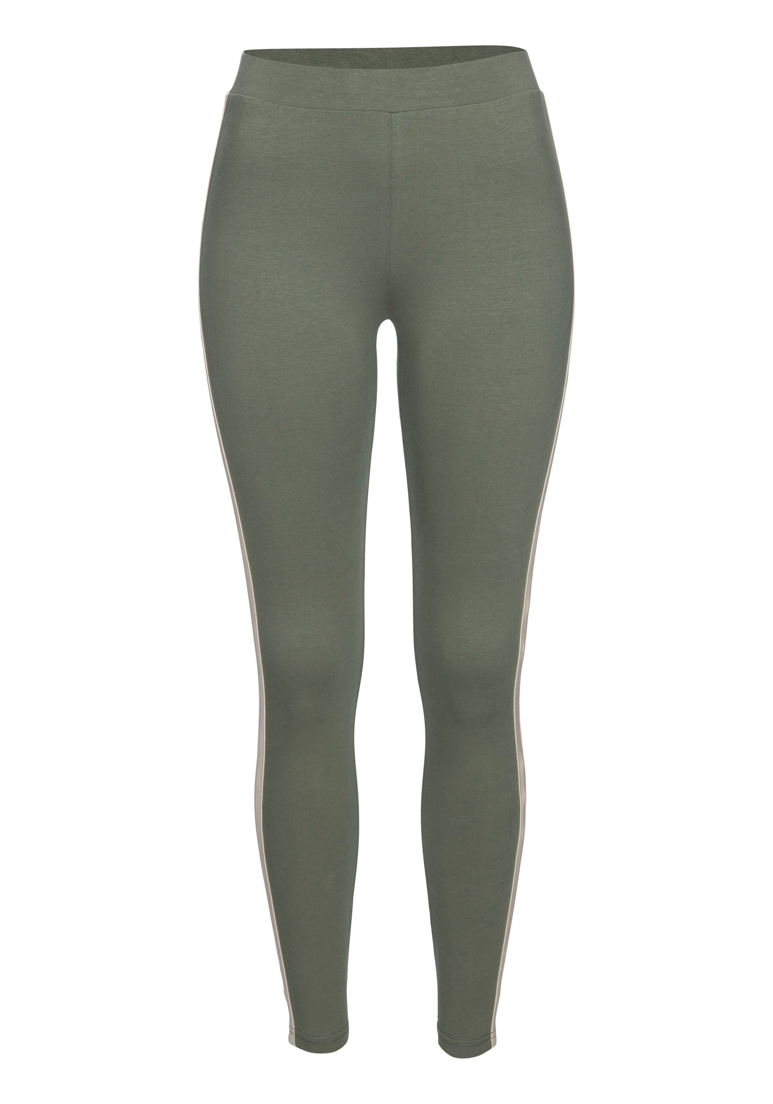 H.I.S Legging met smalle zijstrepen