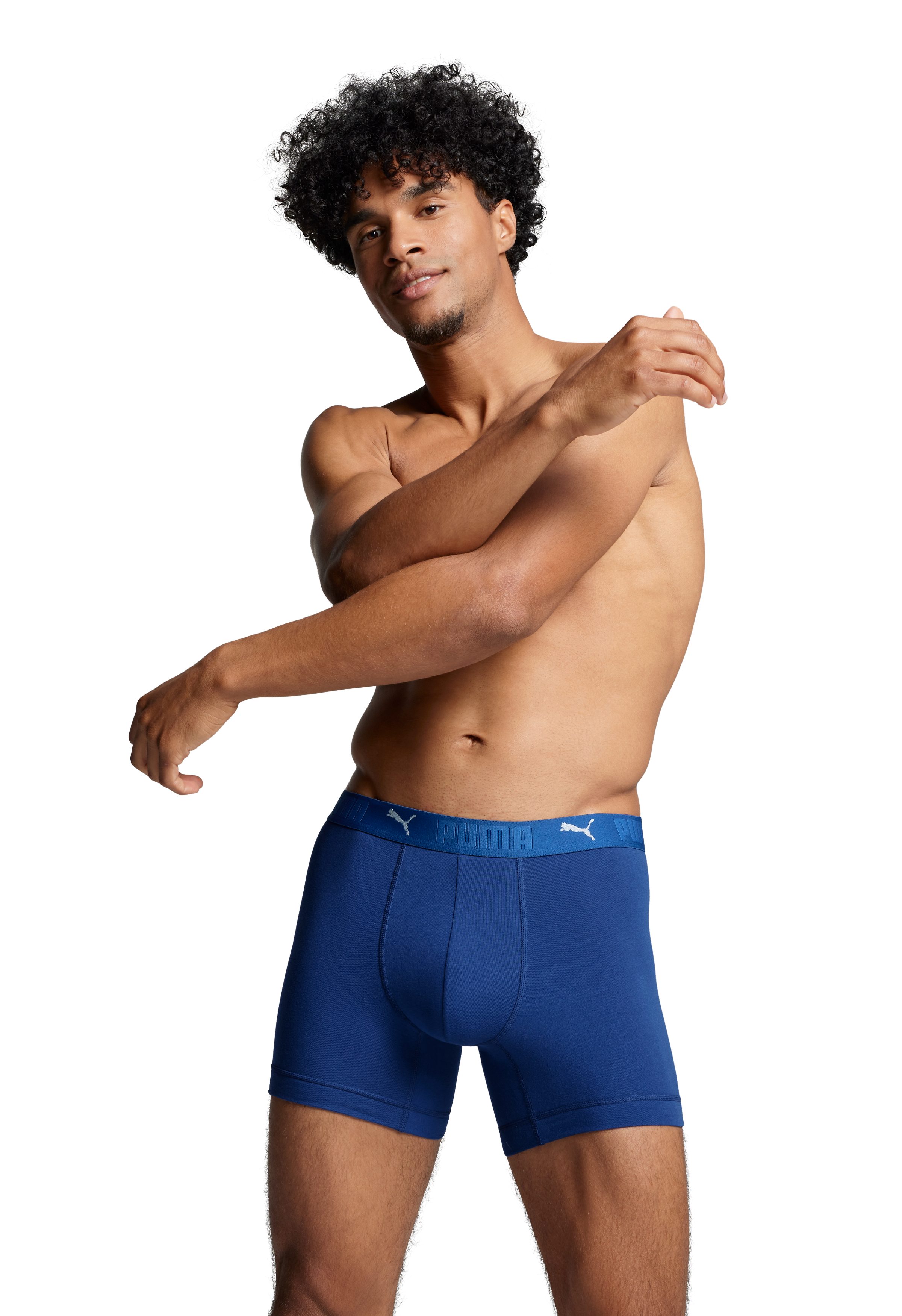 PUMA Boxershort PUMA MEN SPORT COTTON BOXERS 2P (2 stuks, Set van 2)