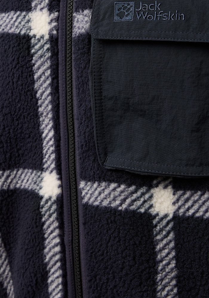 Jack Wolfskin Mouwloos fleecevest FELSLICHT CHECK VEST M