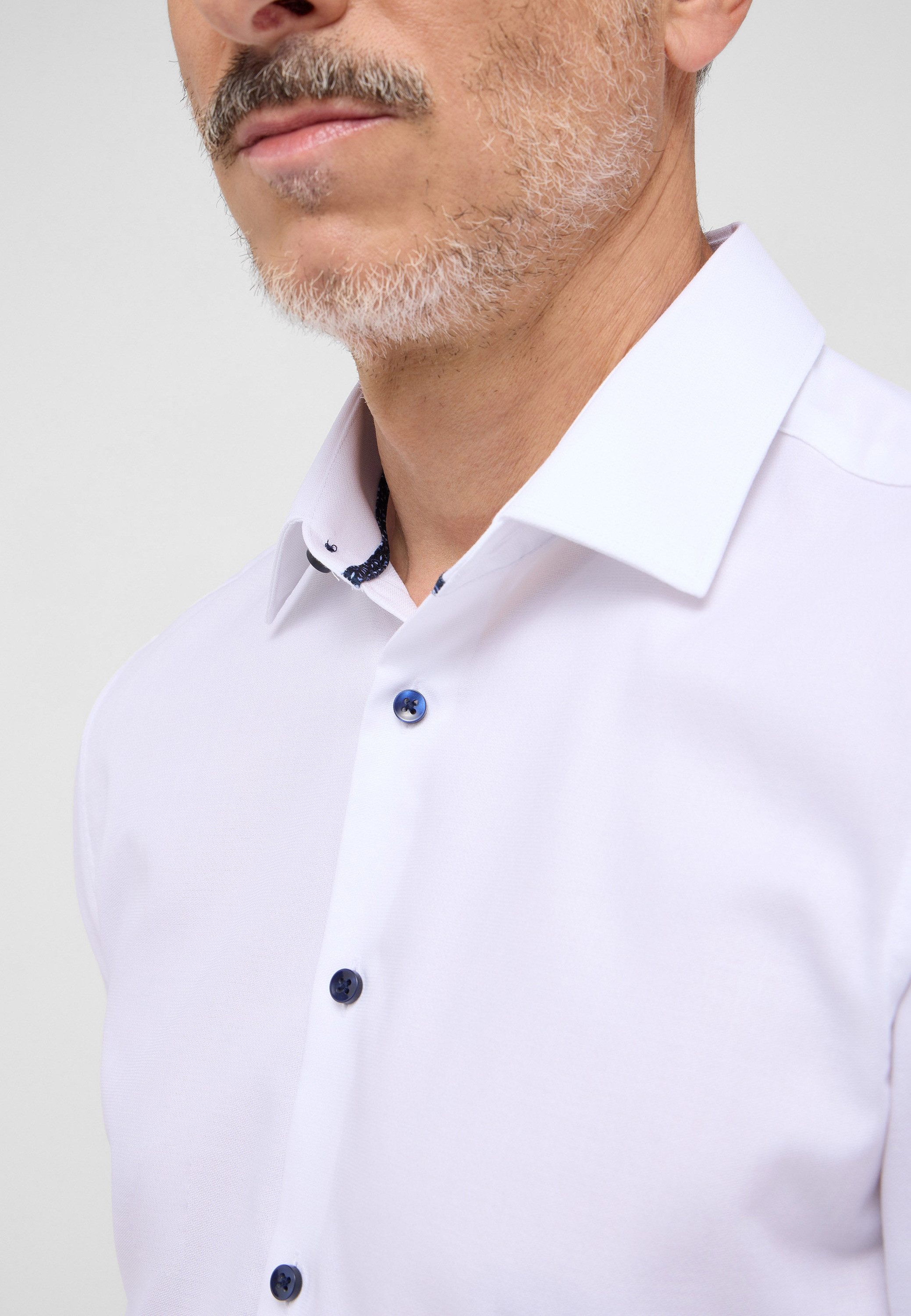 Eterna Overhemd met lange mouwen Slim fit NON IRON (strijkvrij)