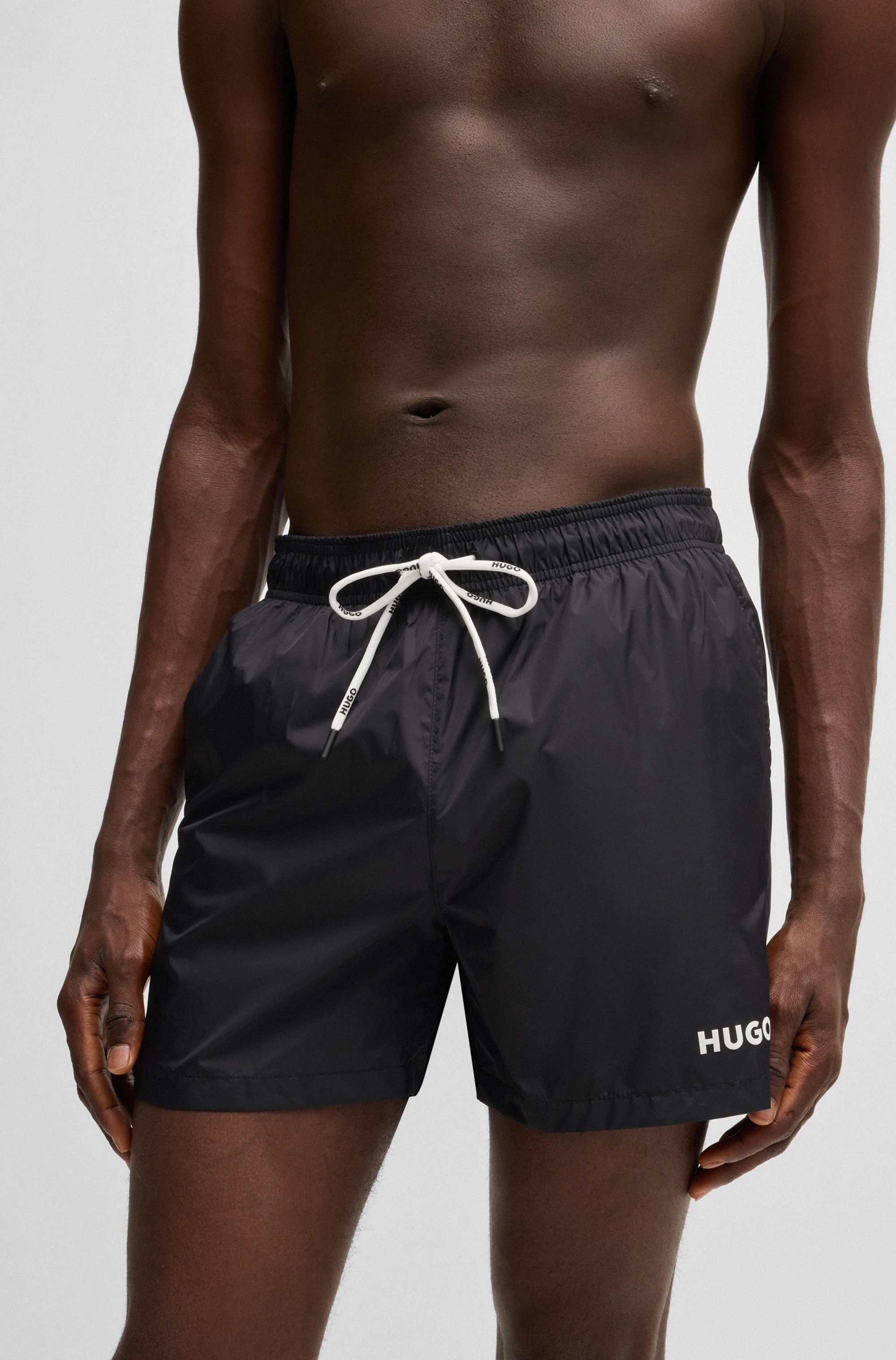 HUGO underwear Zwembroek Haïti met merknaam op het koord