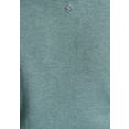tamaris trui met ronde hals in een gemêleerde look - nieuwe collectie groen
