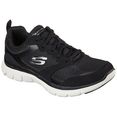 skechers sneakers flex appeal 4.0 - active flow met comfortabele binnenzool zwart