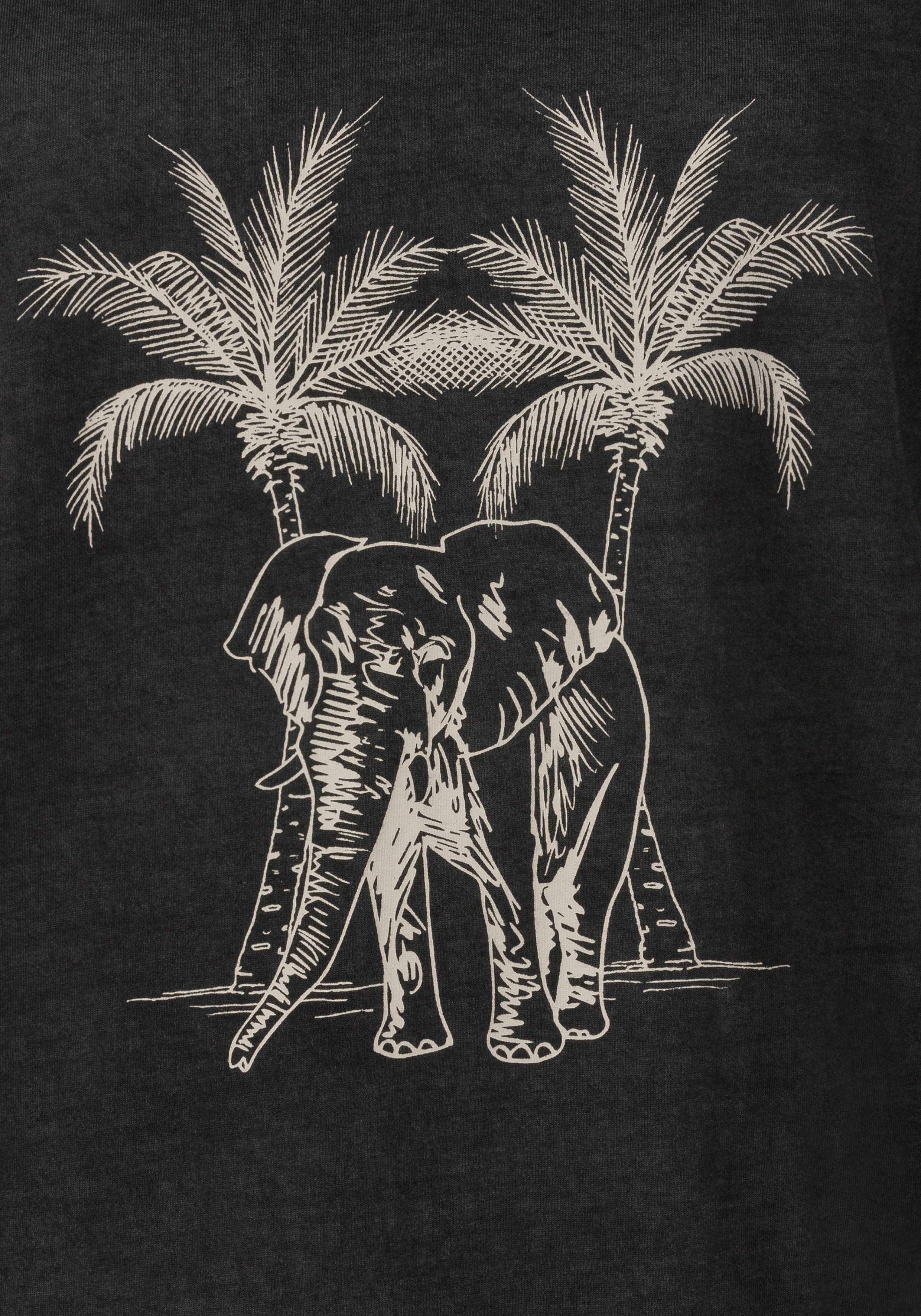 Vivance T-shirt Met modieuze frontprint in een zachte katoenkwaliteit